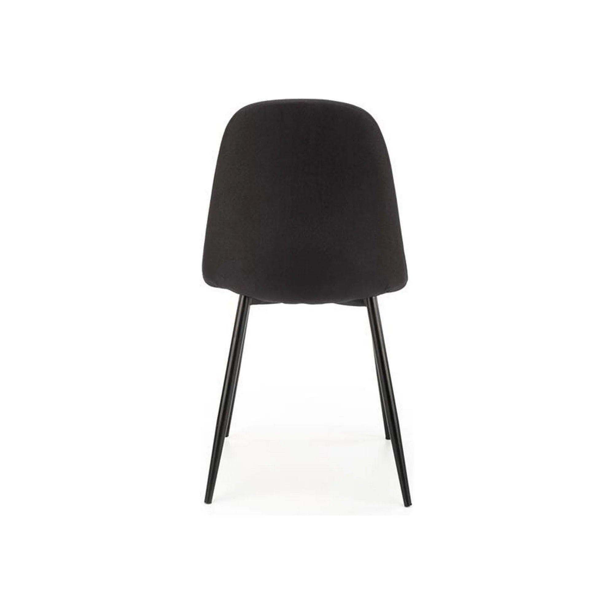Scaun K449, negru, stofa, 43x47x87 cm