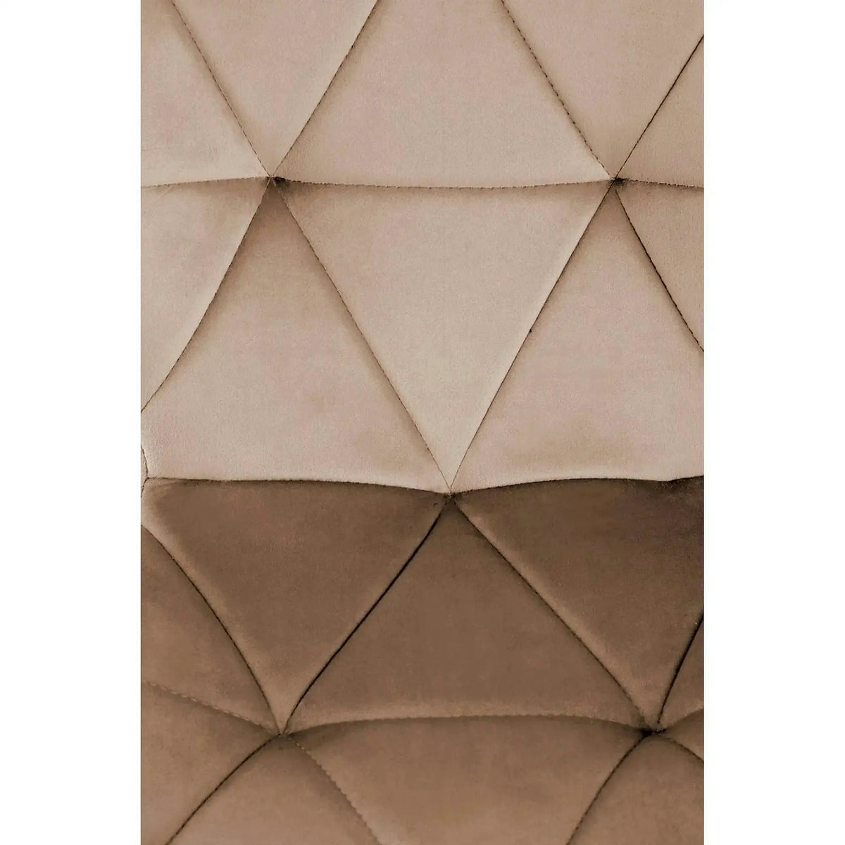 Scaun K453, bej/negru, stofa catifelata/metal, 48x53x86 cm
