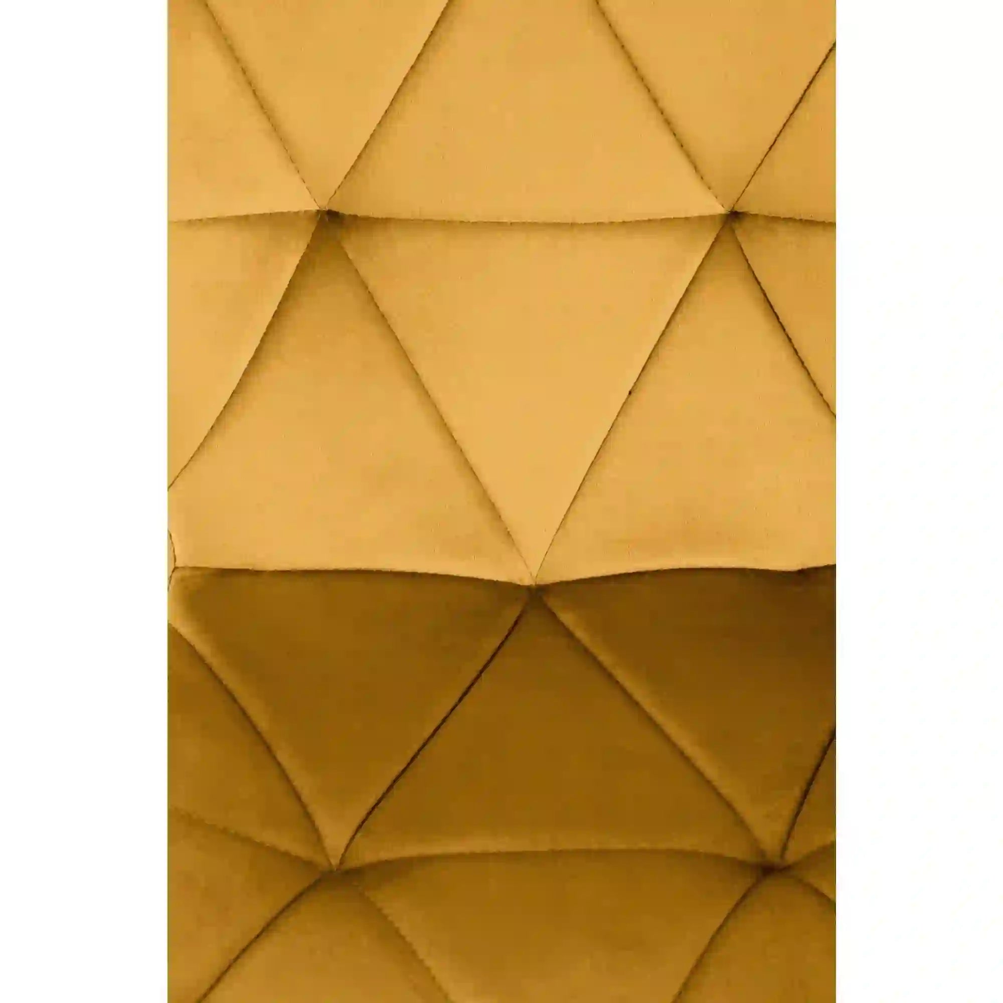 Scaun K453, galben mustar, stofa catifelata/metal, 48x53x86 cm