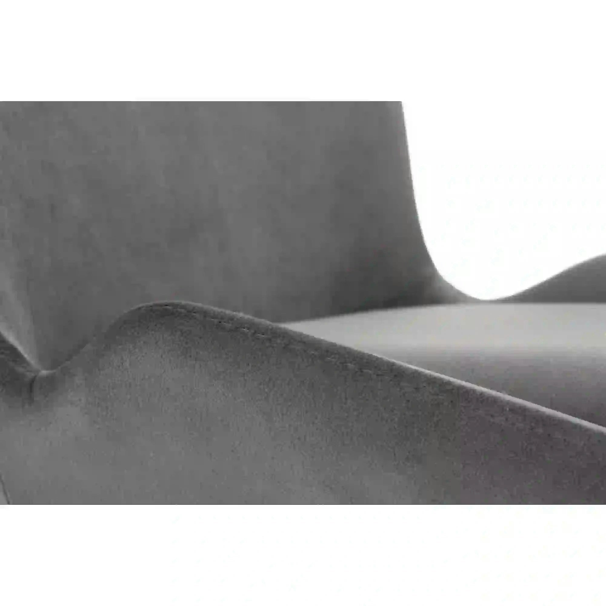 Scaun K454, gri/negru, stofa catifelata/metal, 46x55x83 CM