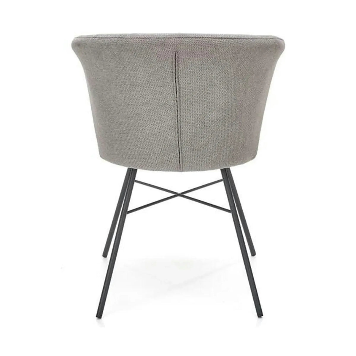 Scaun K459, gri/negru, stofa clasica/metal, 60x59x78 cm