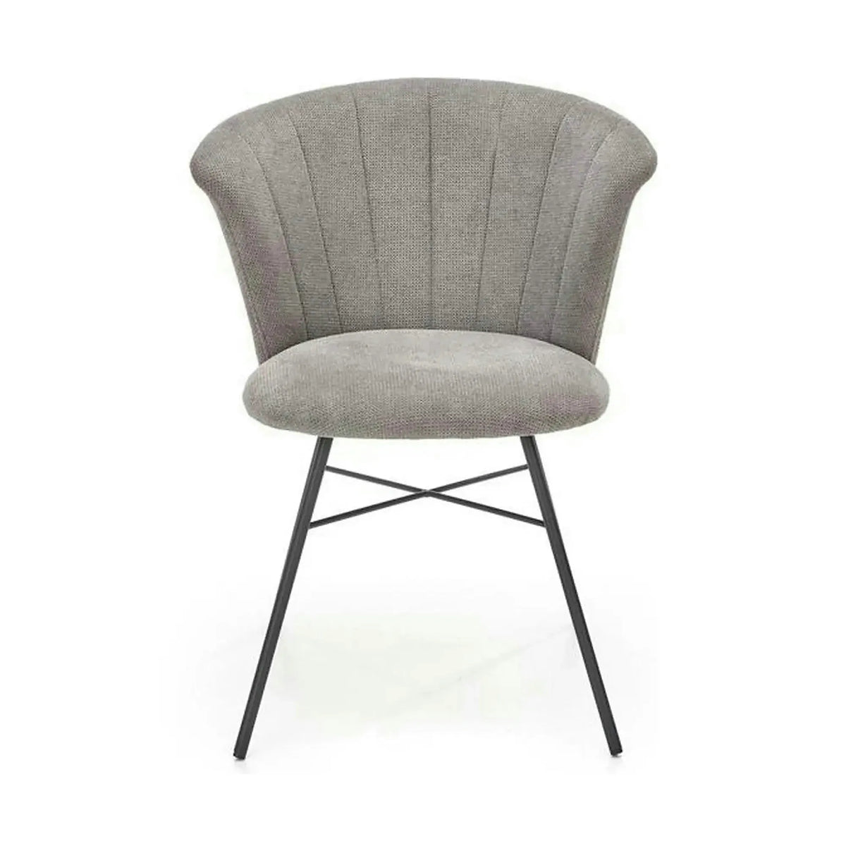 Scaun K459, gri/negru, stofa clasica/metal, 60x59x78 cm