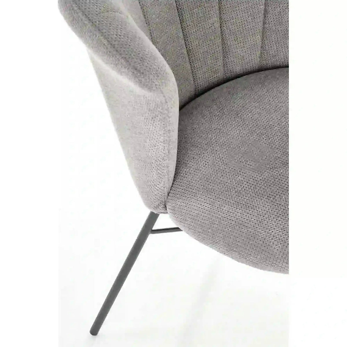 Scaun K459, gri/negru, stofa clasica/metal, 60x59x78 cm
