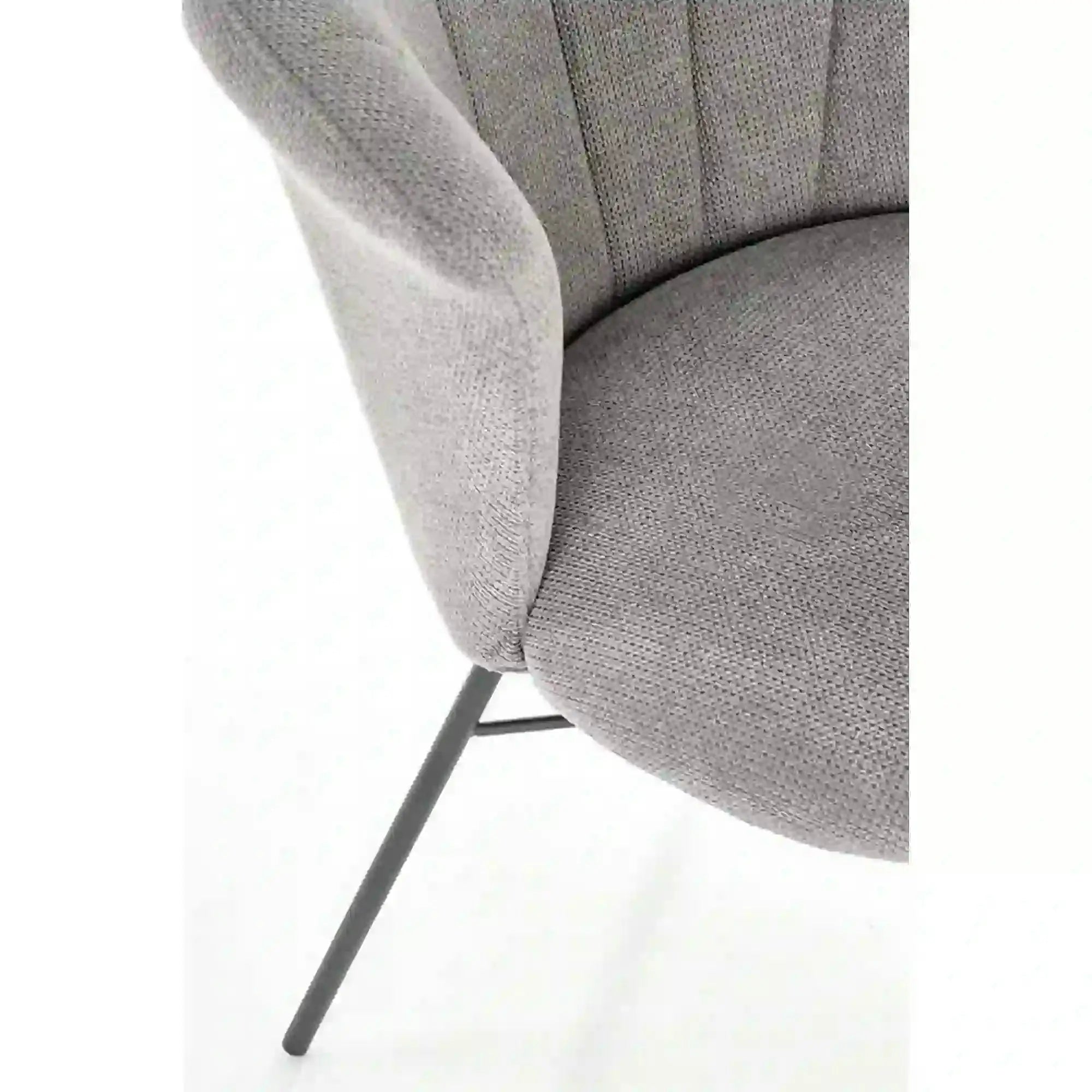 Scaun K459, gri/negru, stofa clasica/metal, 60x59x78 cm