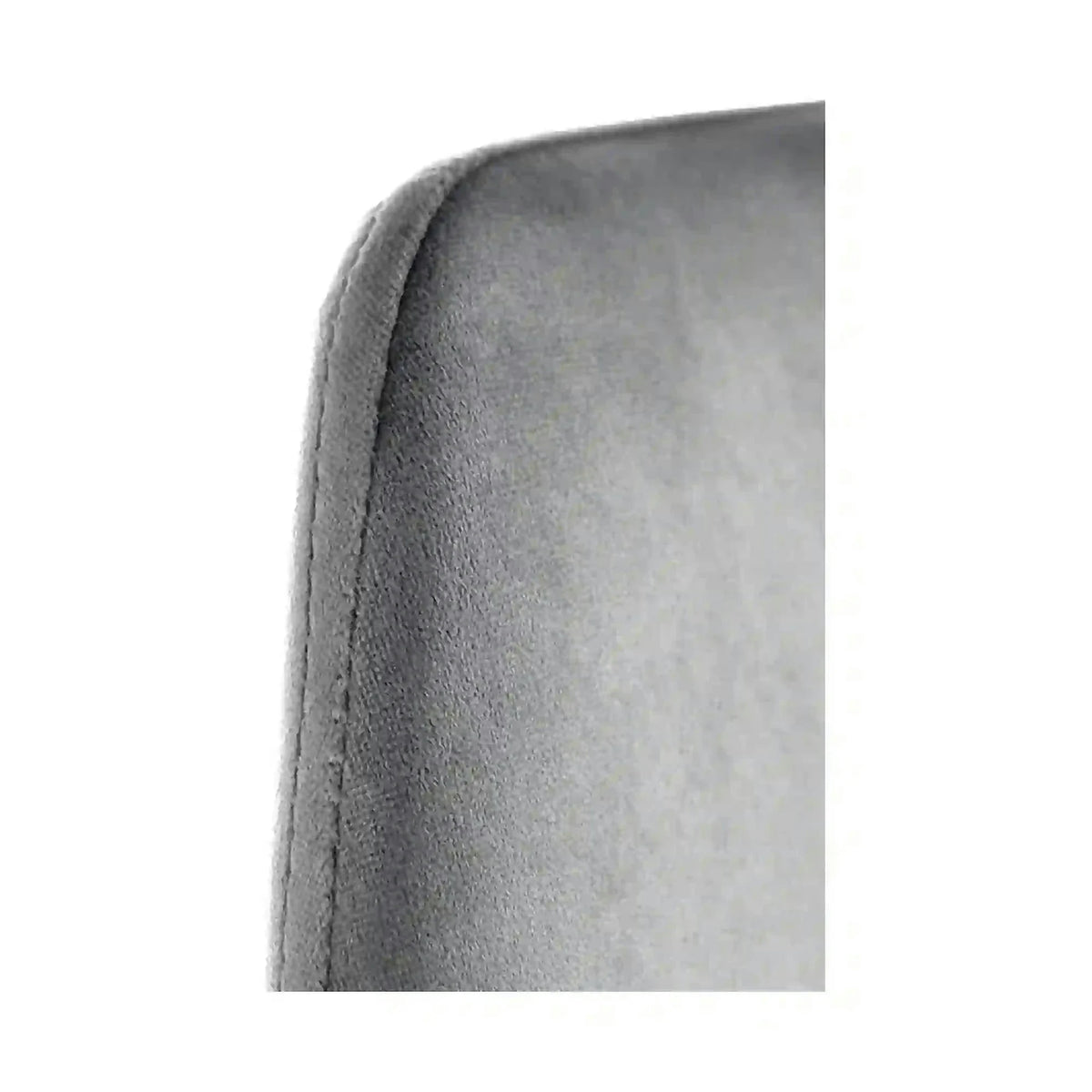 Scaun K460, gri/auriu, stofa catifelata/metal, 49x54x84 cm