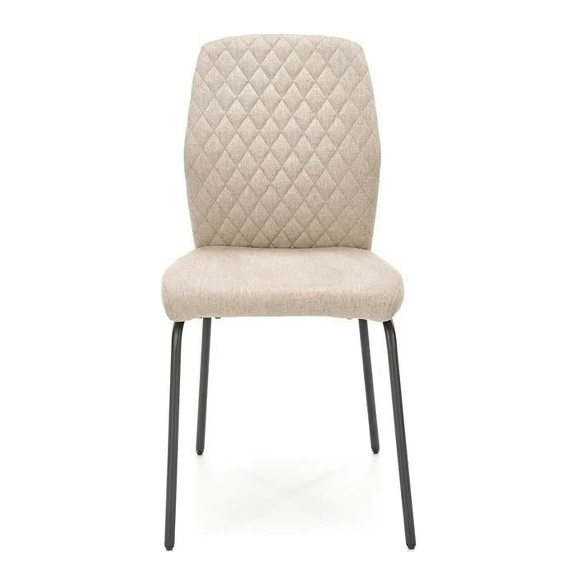 Scaun K461, bej/negru, stofa clasica, 46x56x92 cm
