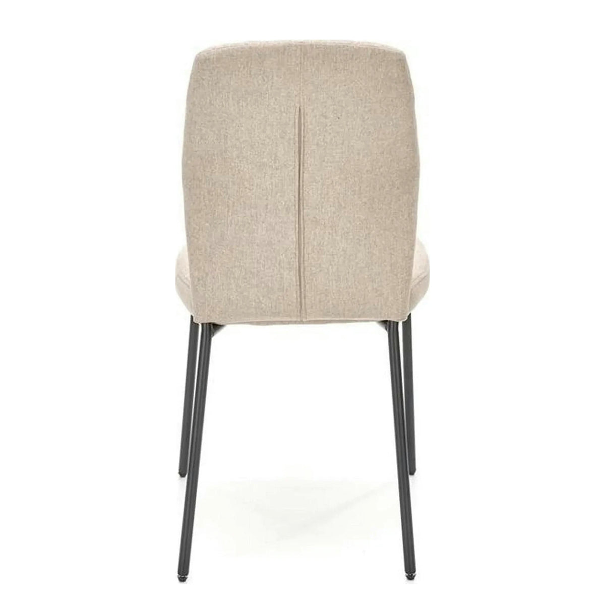 Scaun K461, bej/negru, stofa clasica, 46x56x92 cm