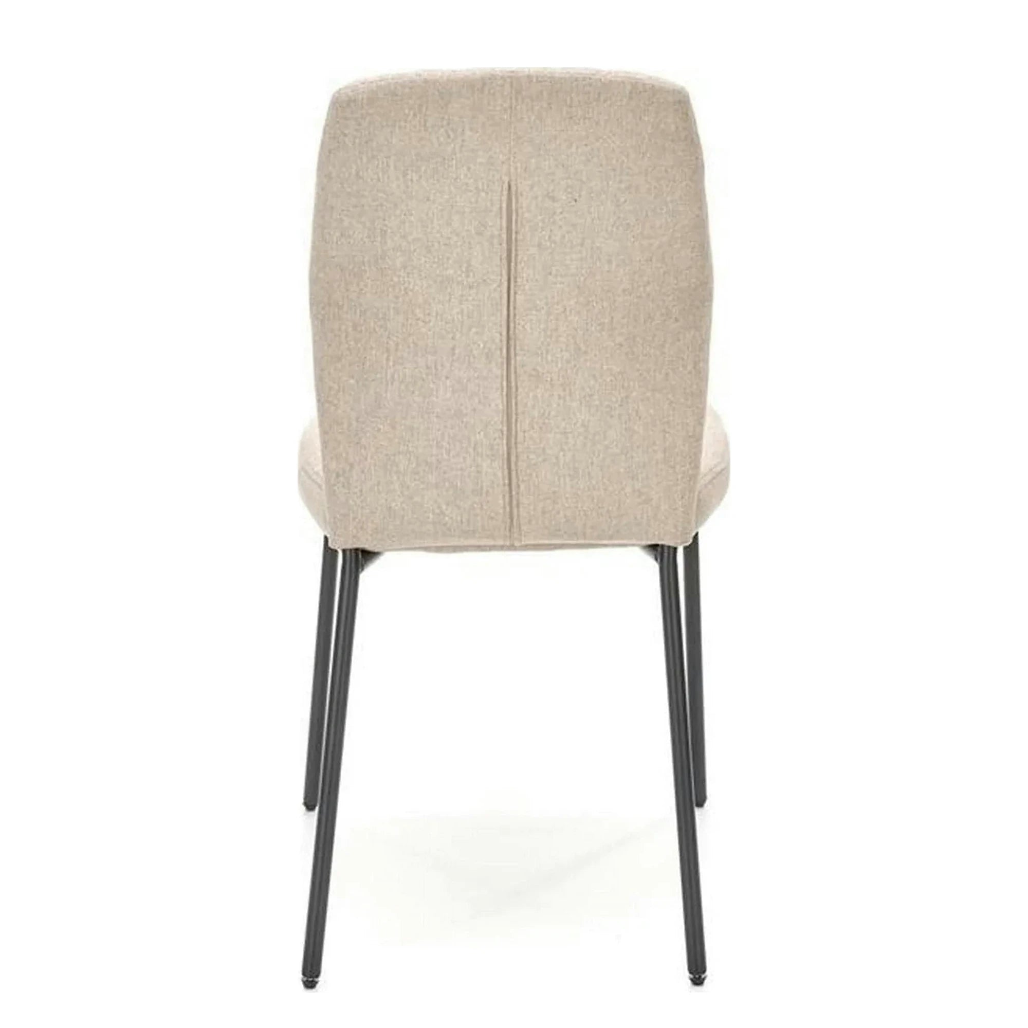 Scaun K461, bej/negru, stofa clasica, 46x56x92 cm