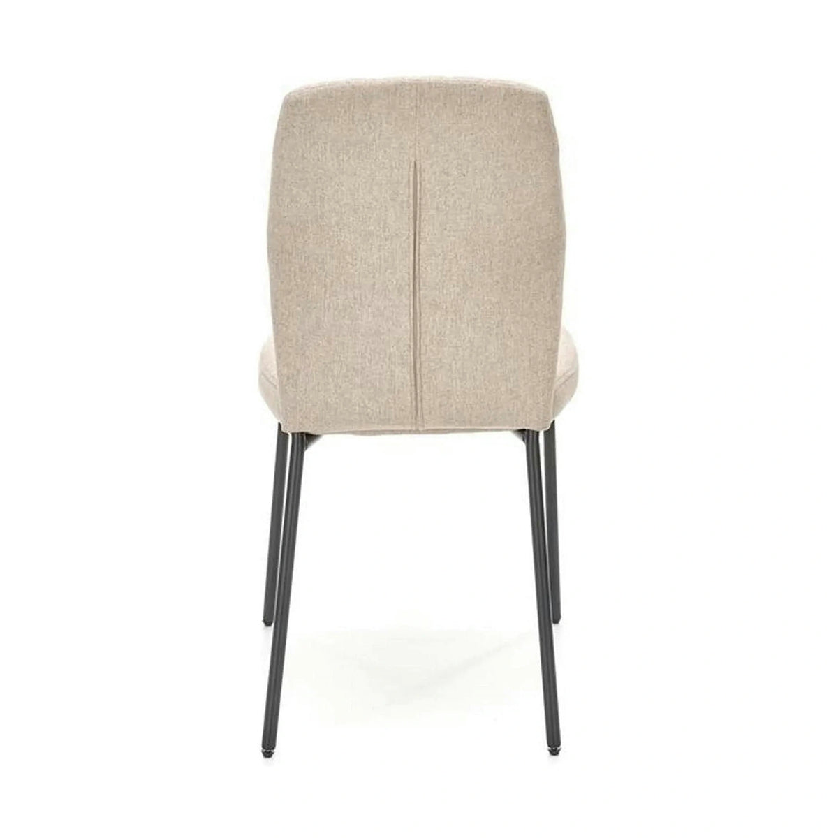 Scaun K461, bej/negru, stofa clasica, 46x56x92 cm