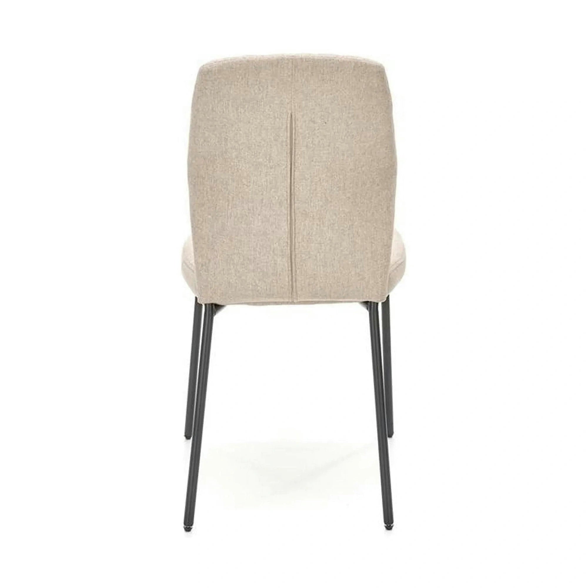 Scaun K461, bej/negru, stofa clasica, 46x56x92 cm