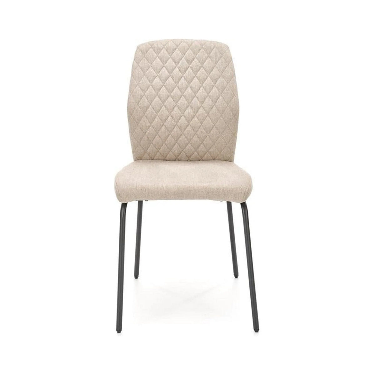 Scaun K461, bej/negru, stofa clasica, 46x56x92 cm