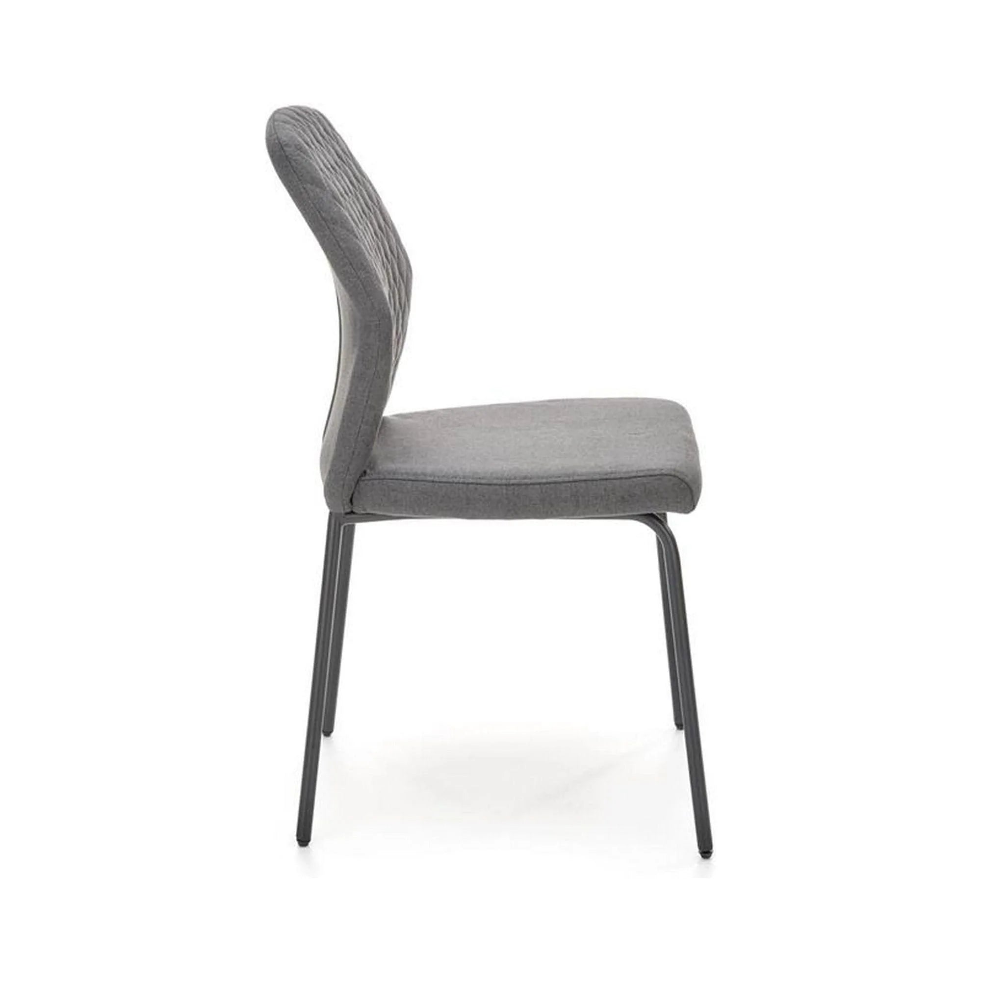 Scaun K461, gri/negru, stofa clasica, 46x56x92 cm