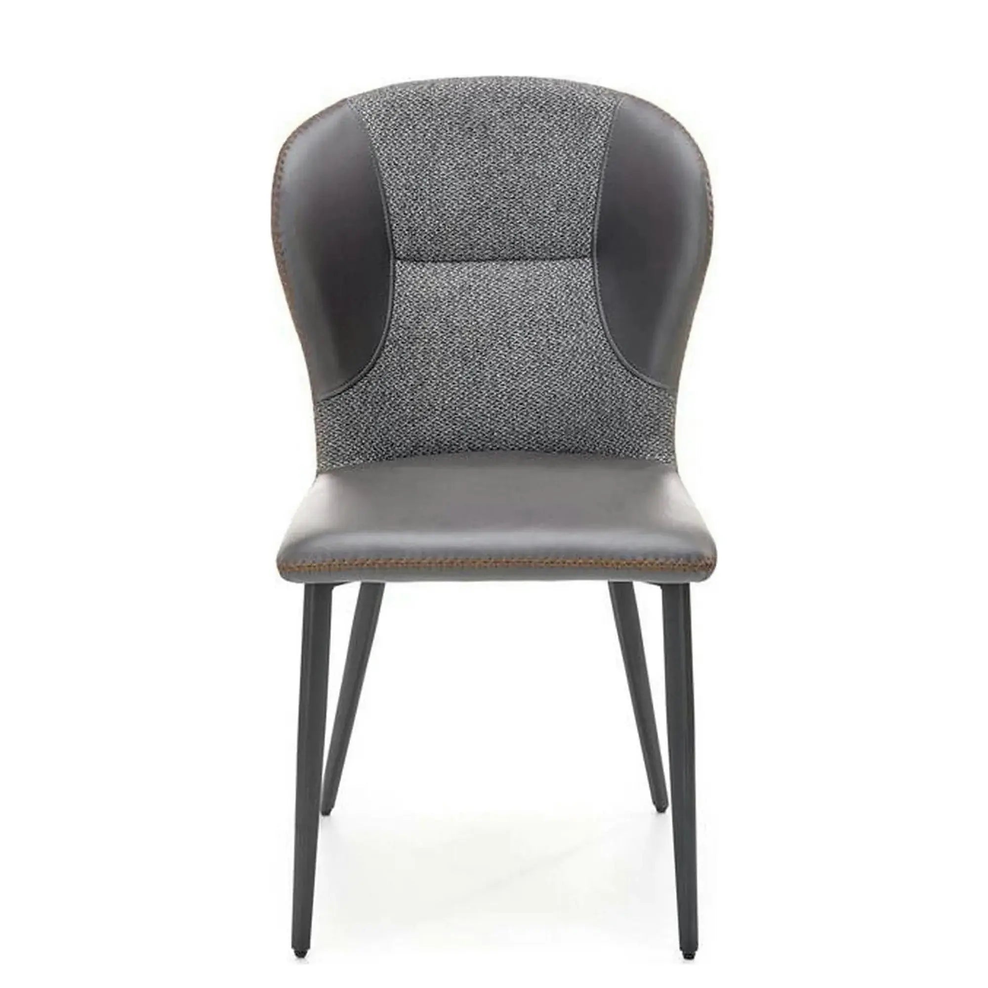 Scaun K466, gri/negru, stofa/piele ecologica, 50x58x89 cm