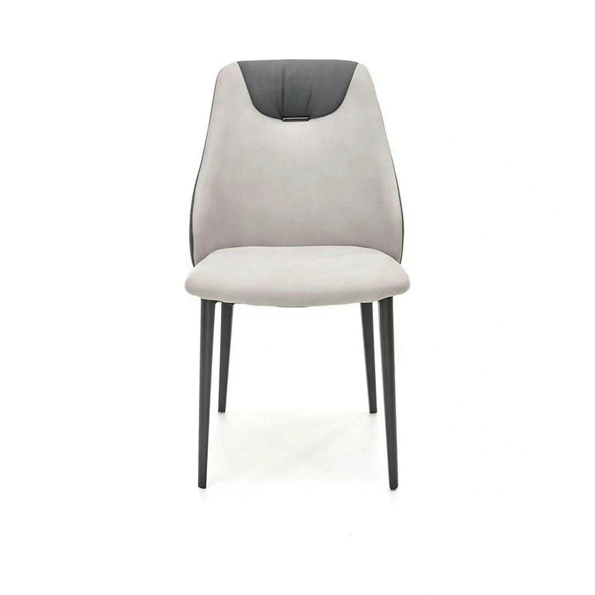 Scaun K470, gri/negru, stofa clasica/metal, 48x62x85 cm