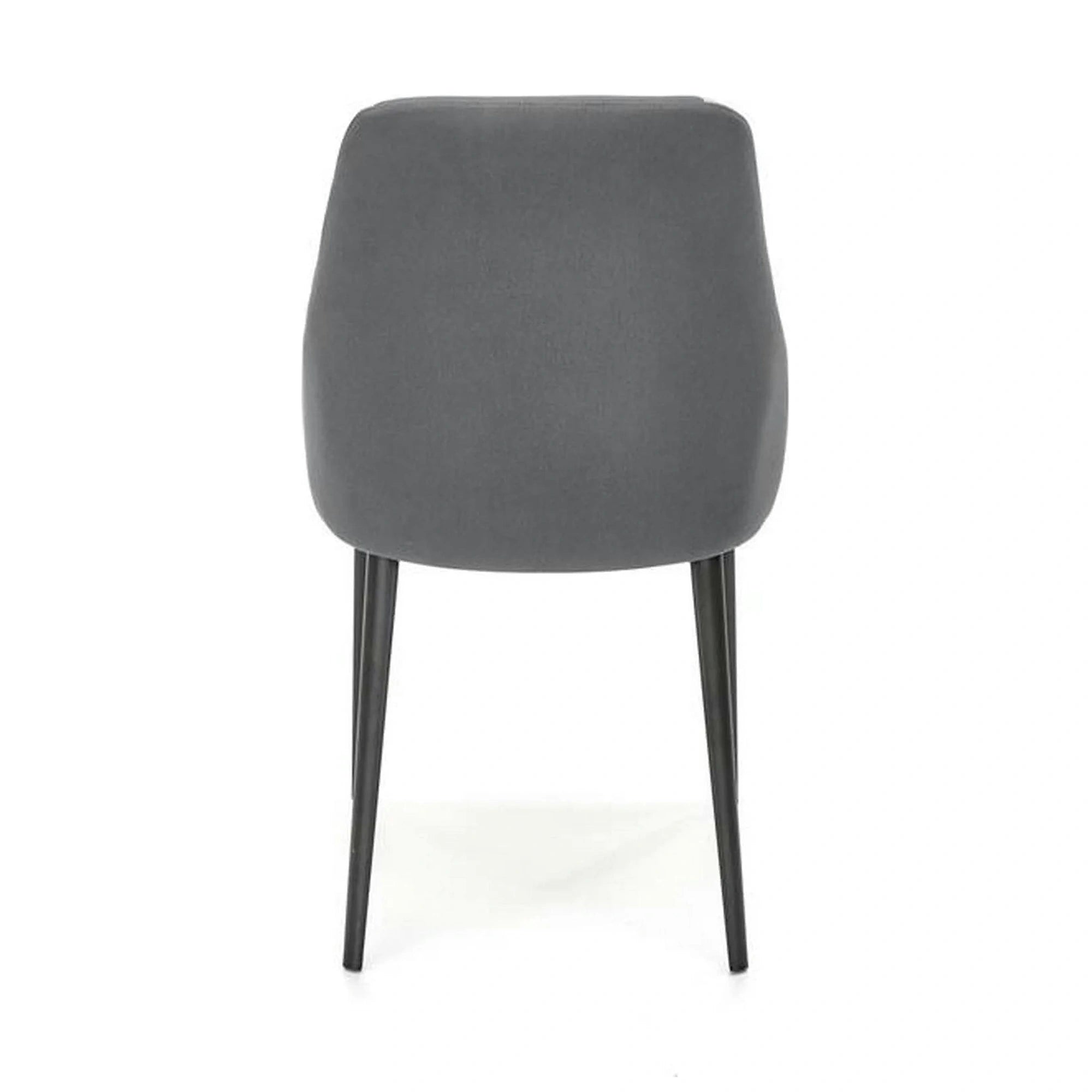 Scaun K470, gri/negru, stofa clasica/metal, 48x62x85 cm