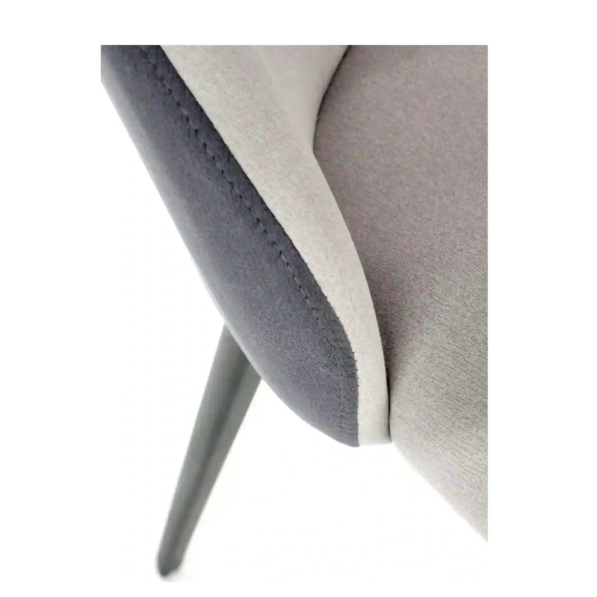 Scaun K470, gri/negru, stofa clasica/metal, 48x62x85 cm