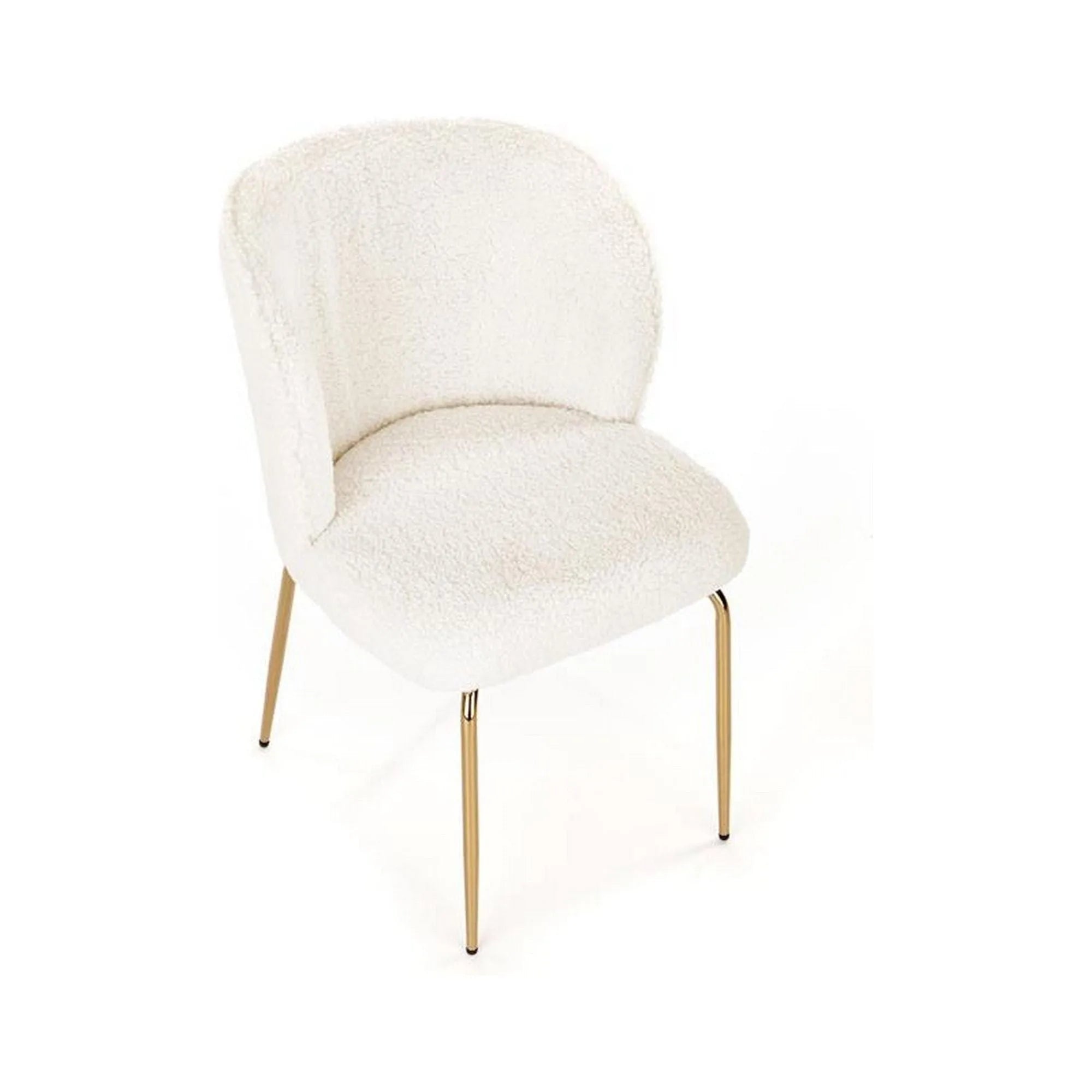 Scaun K474, stofa blana crem, 54x64x80 cm