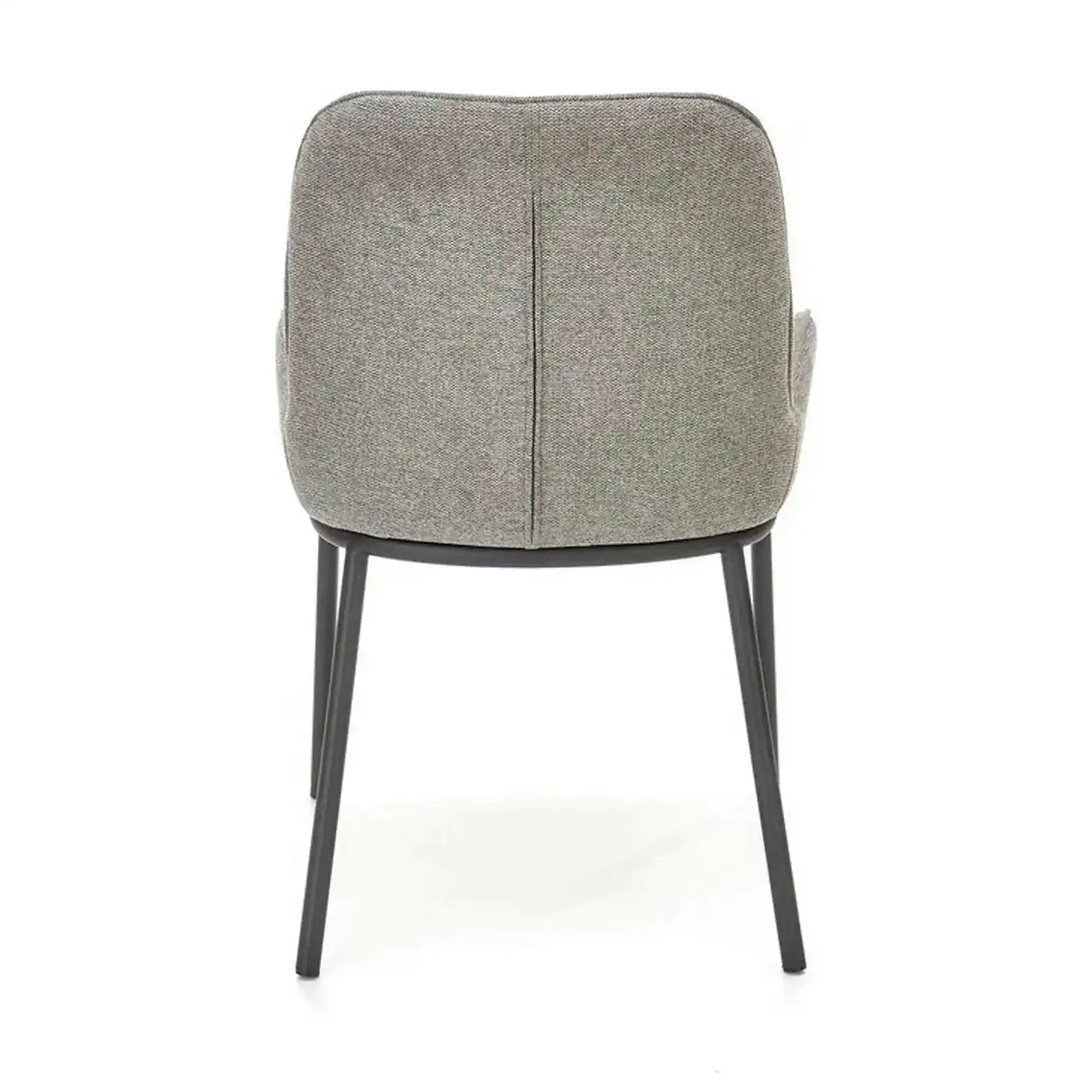 Scaun K481, gri/negru, stofa clasica/metal, 54x60x83 cm