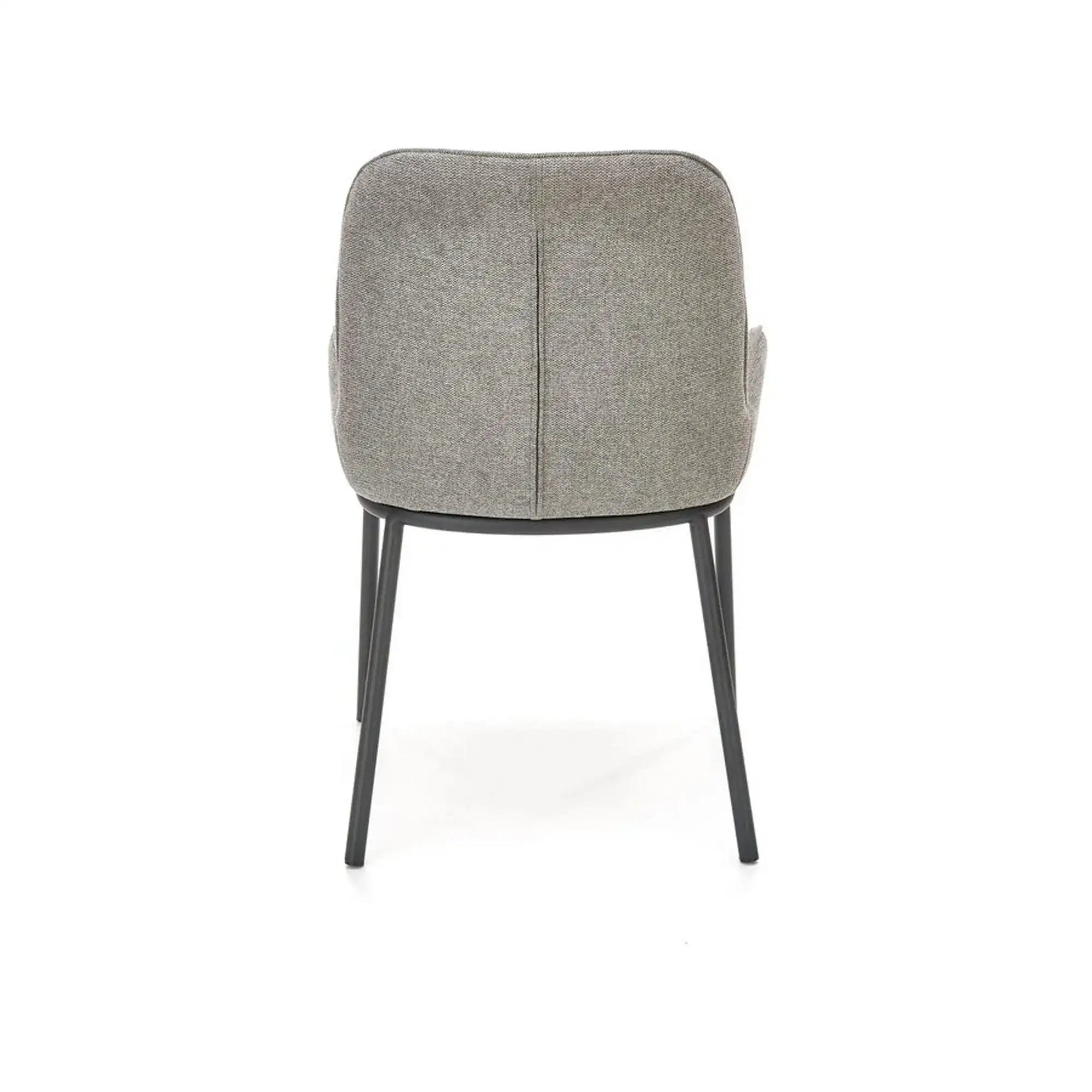 Scaun K481, gri/negru, stofa clasica/metal, 54x60x83 cm