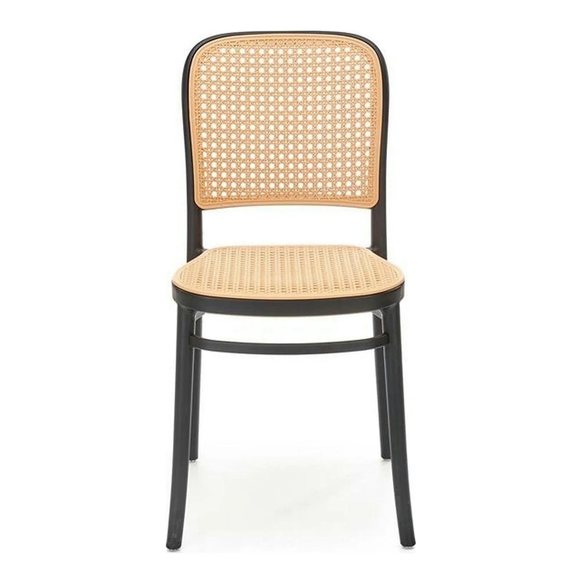 Scaun K483, bej/negru, polipropilena, 41x52x86 cm