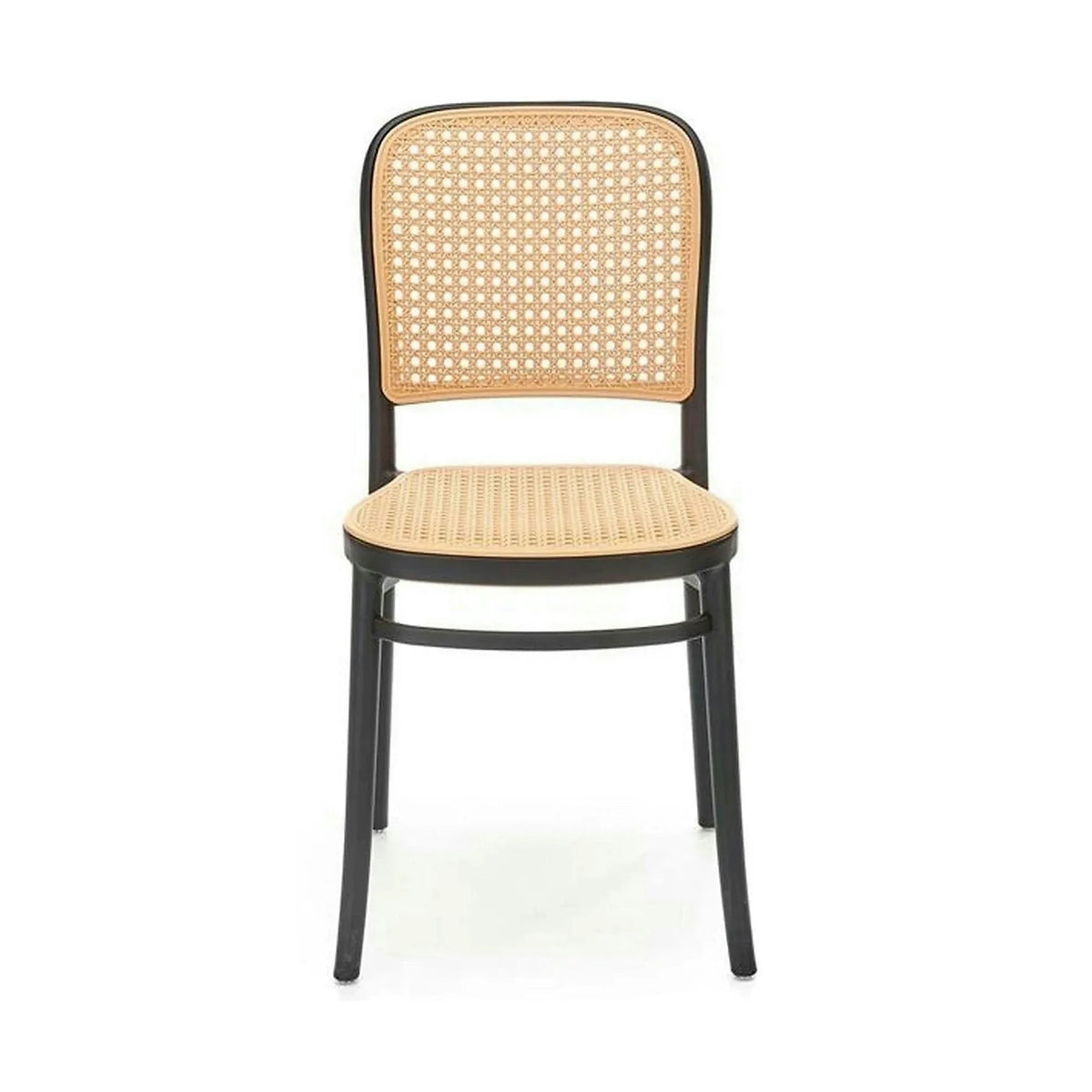 Scaun K483, bej/negru, polipropilena, 41x52x86 cm