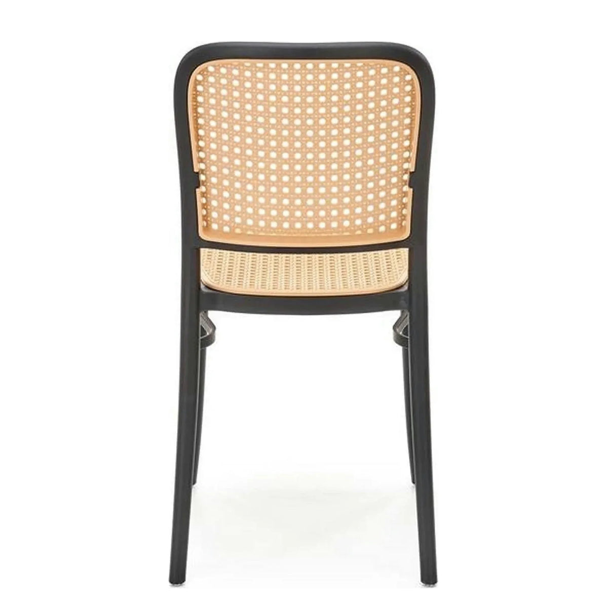 Scaun K483, bej/negru, polipropilena, 41x52x86 cm