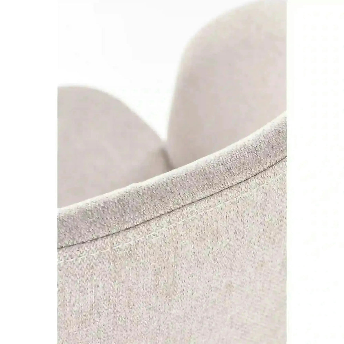 Scaun K486, bej/alb, stofa clasica/metal, 51x57x77 cm