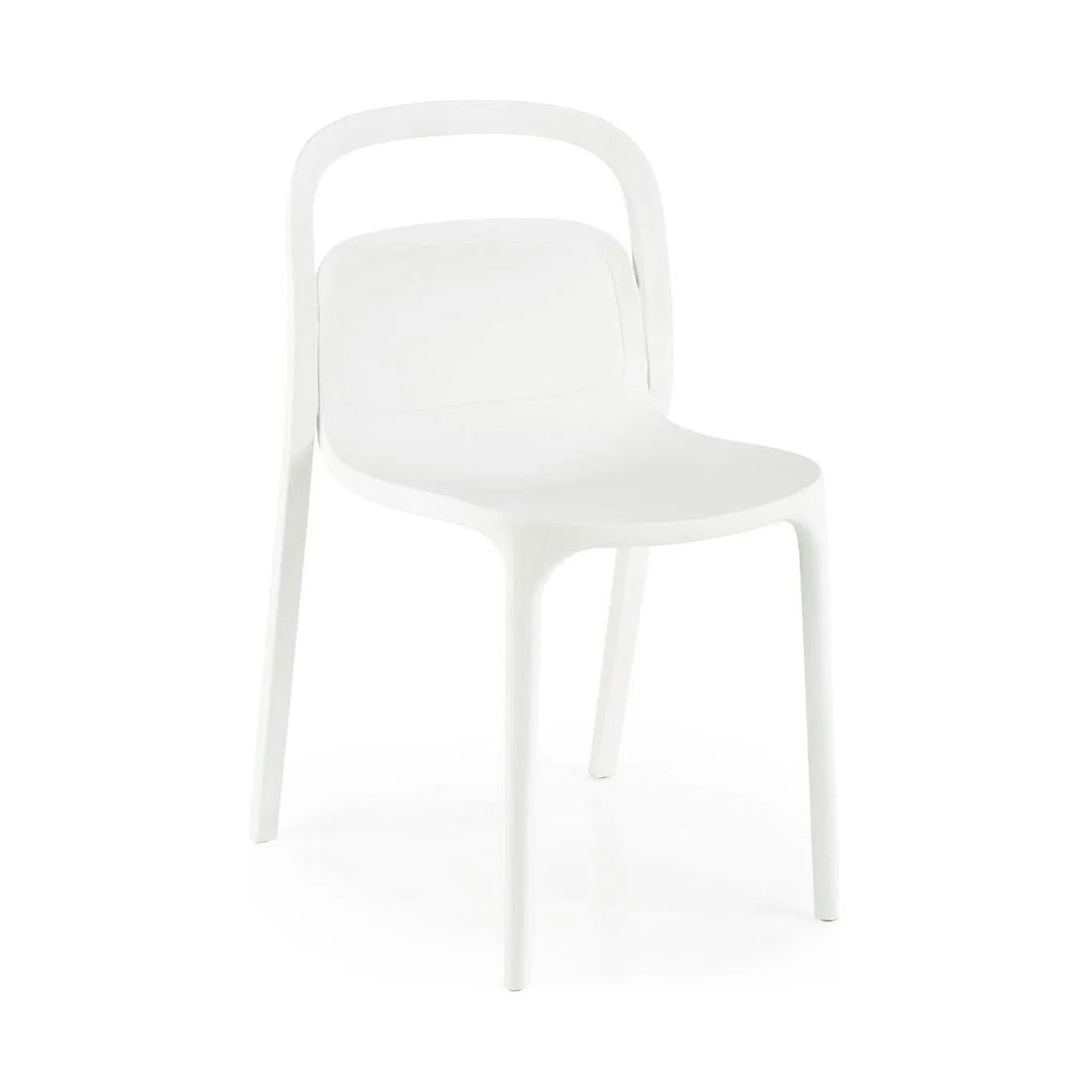 Scaun K490, alb, polipropilena, 46x55x80 cm