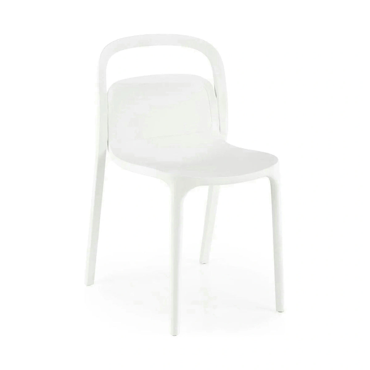 Scaun K490, alb, polipropilena, 46x55x80 cm