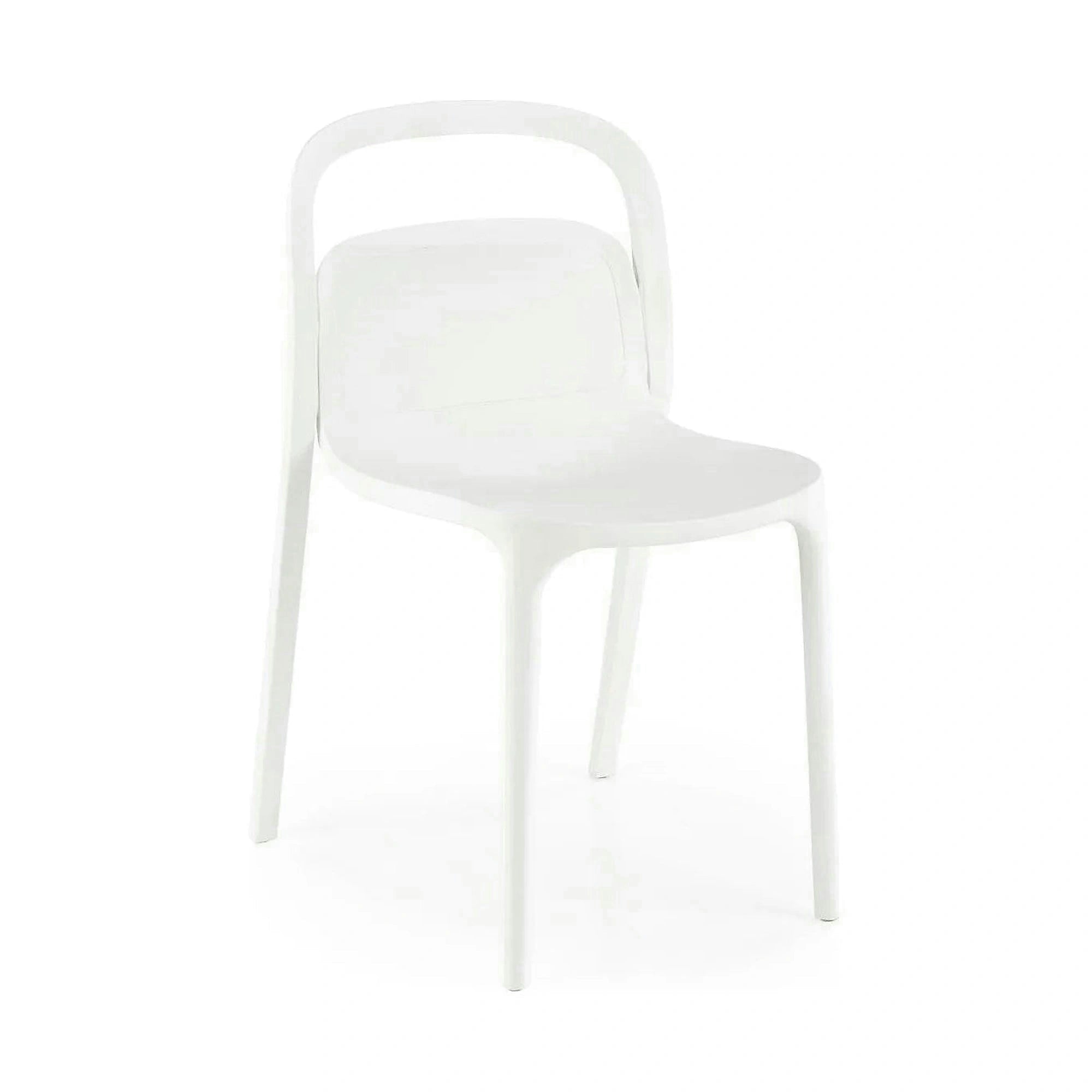 Scaun K490, alb, polipropilena, 46x55x80 cm