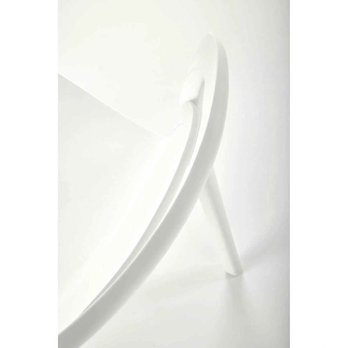 Scaun K490, alb, polipropilena, 46x55x80 cm