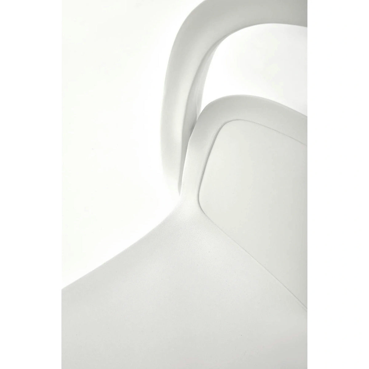 Scaun K490, alb, polipropilena, 46x55x80 cm