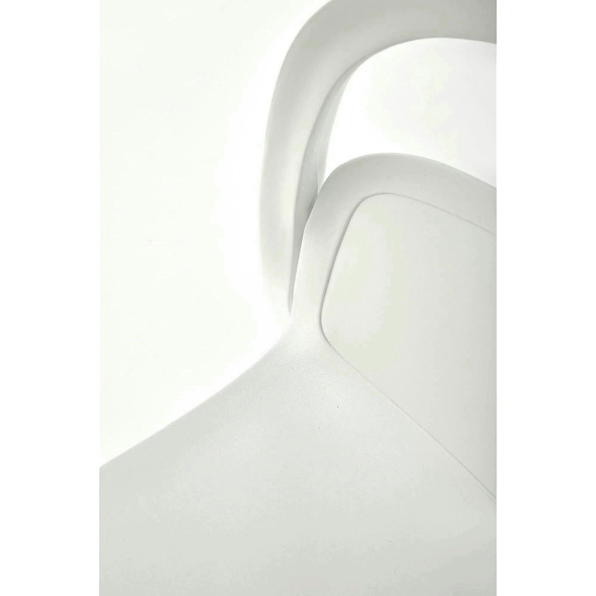 Scaun K490, alb, polipropilena, 46x55x80 cm