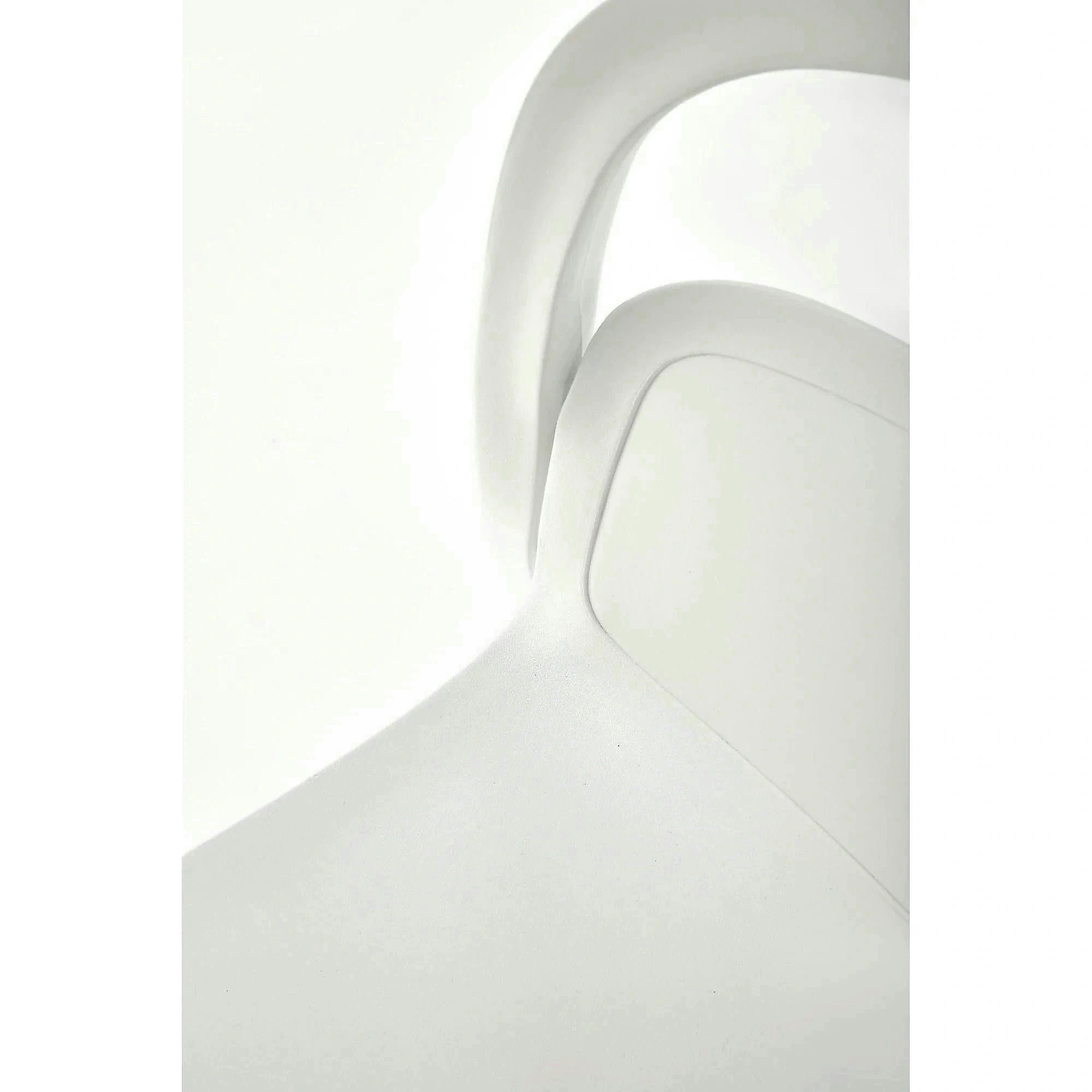 Scaun K490, alb, polipropilena, 46x55x80 cm