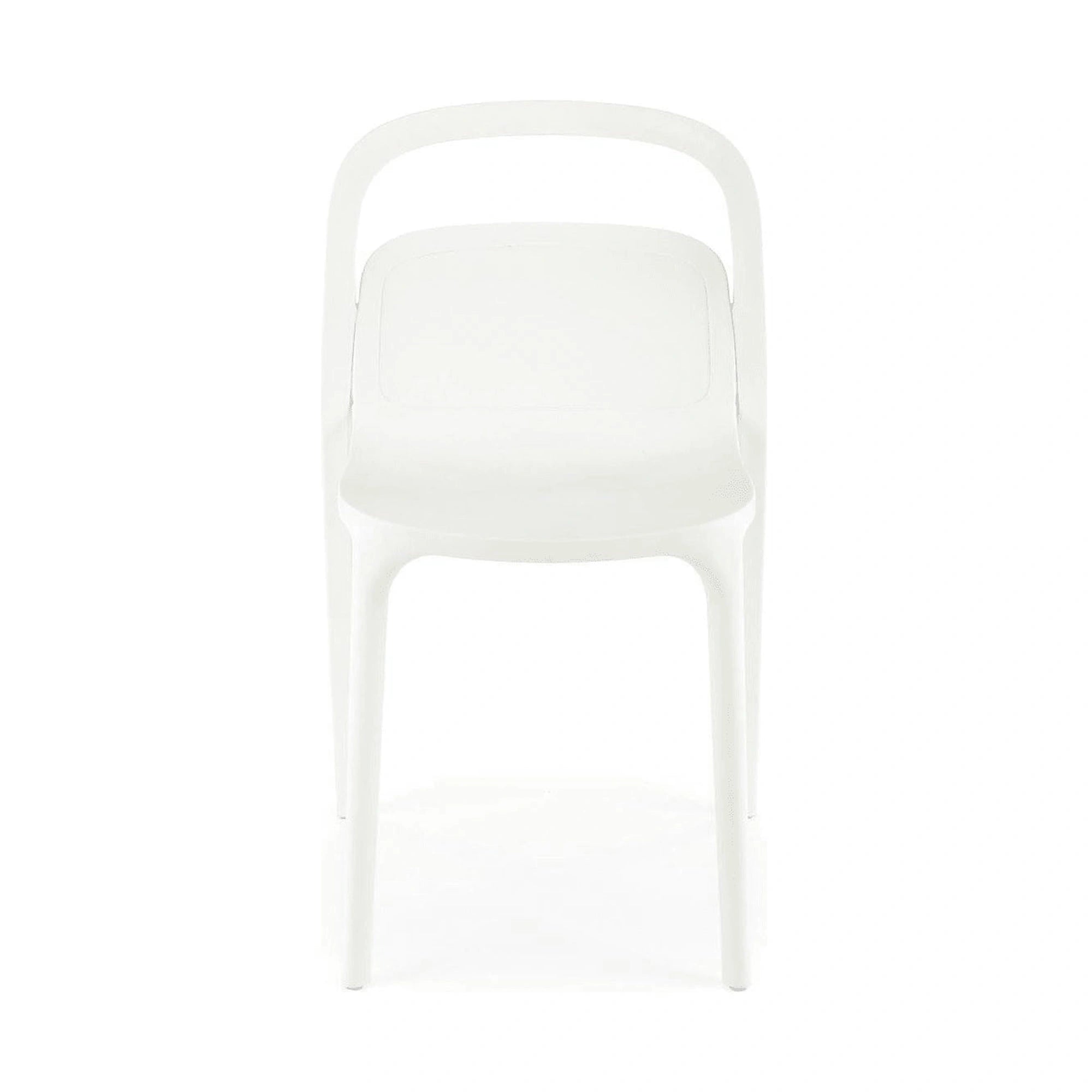 Scaun K490, alb, polipropilena, 46x55x80 cm