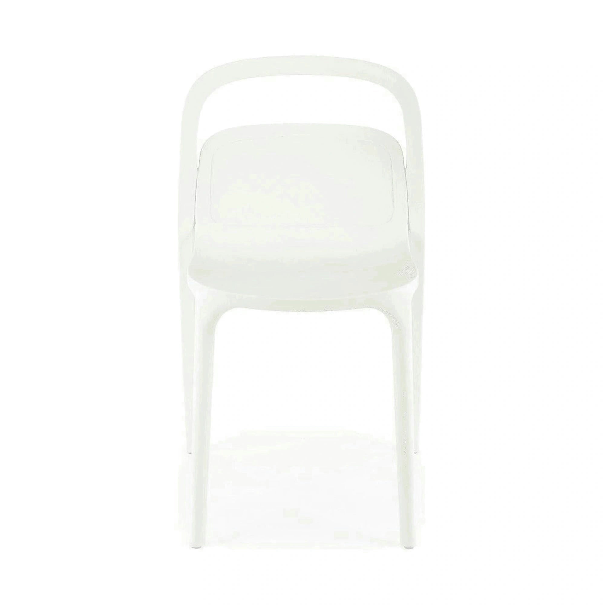 Scaun K490, alb, polipropilena, 46x55x80 cm