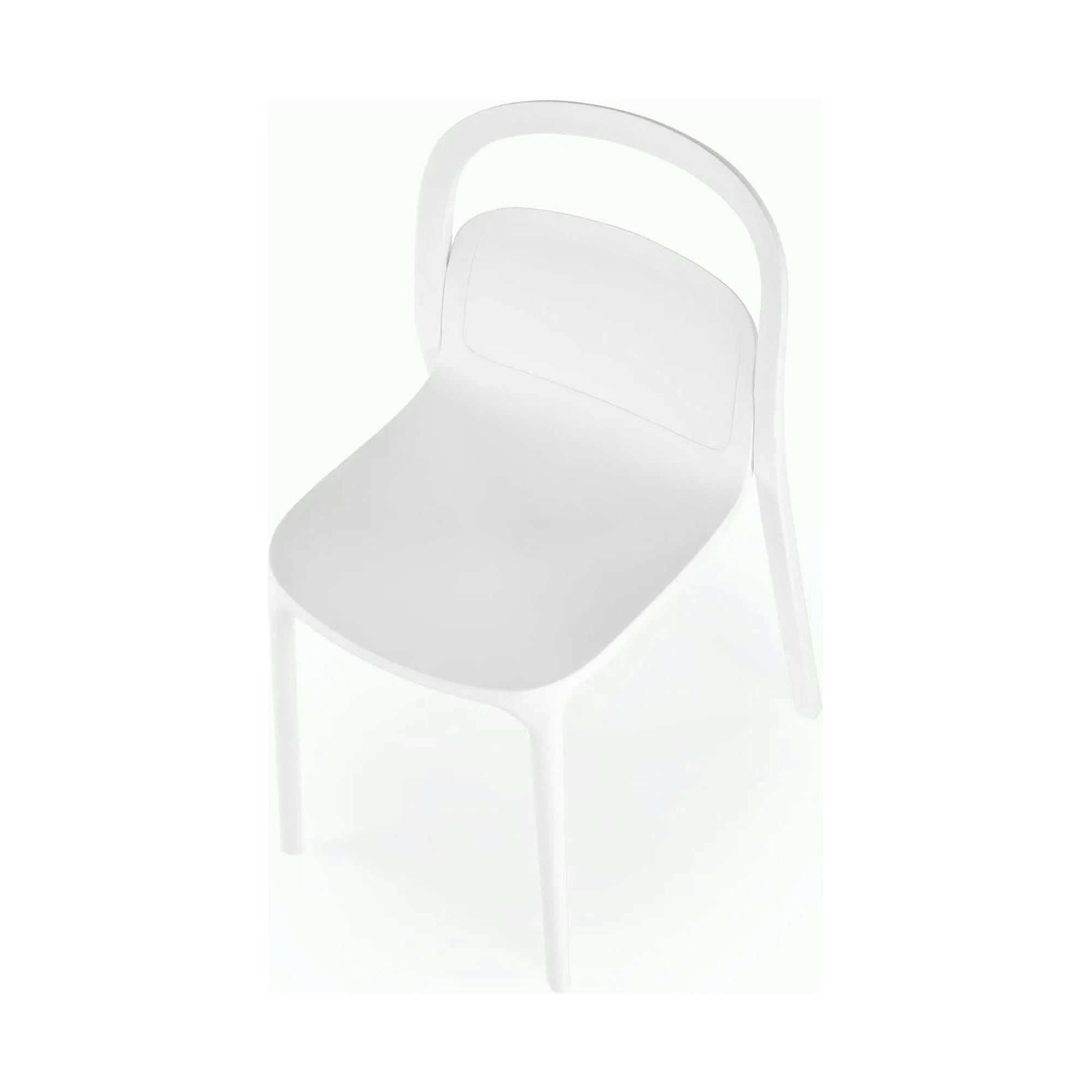 Scaun K490, alb, polipropilena, 46x55x80 cm
