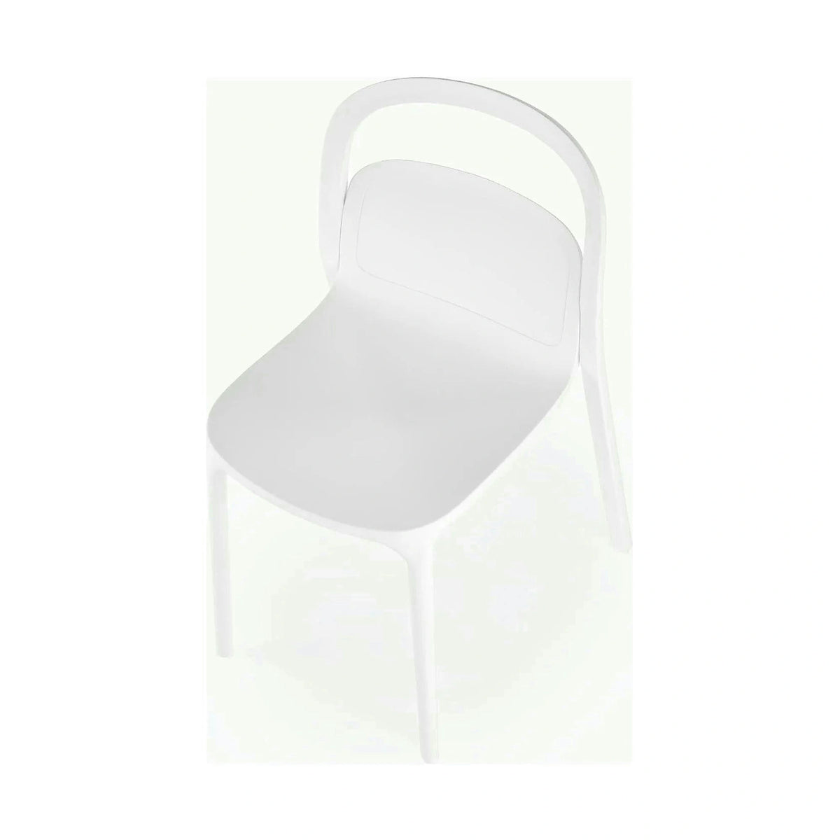 Scaun K490, alb, polipropilena, 46x55x80 cm