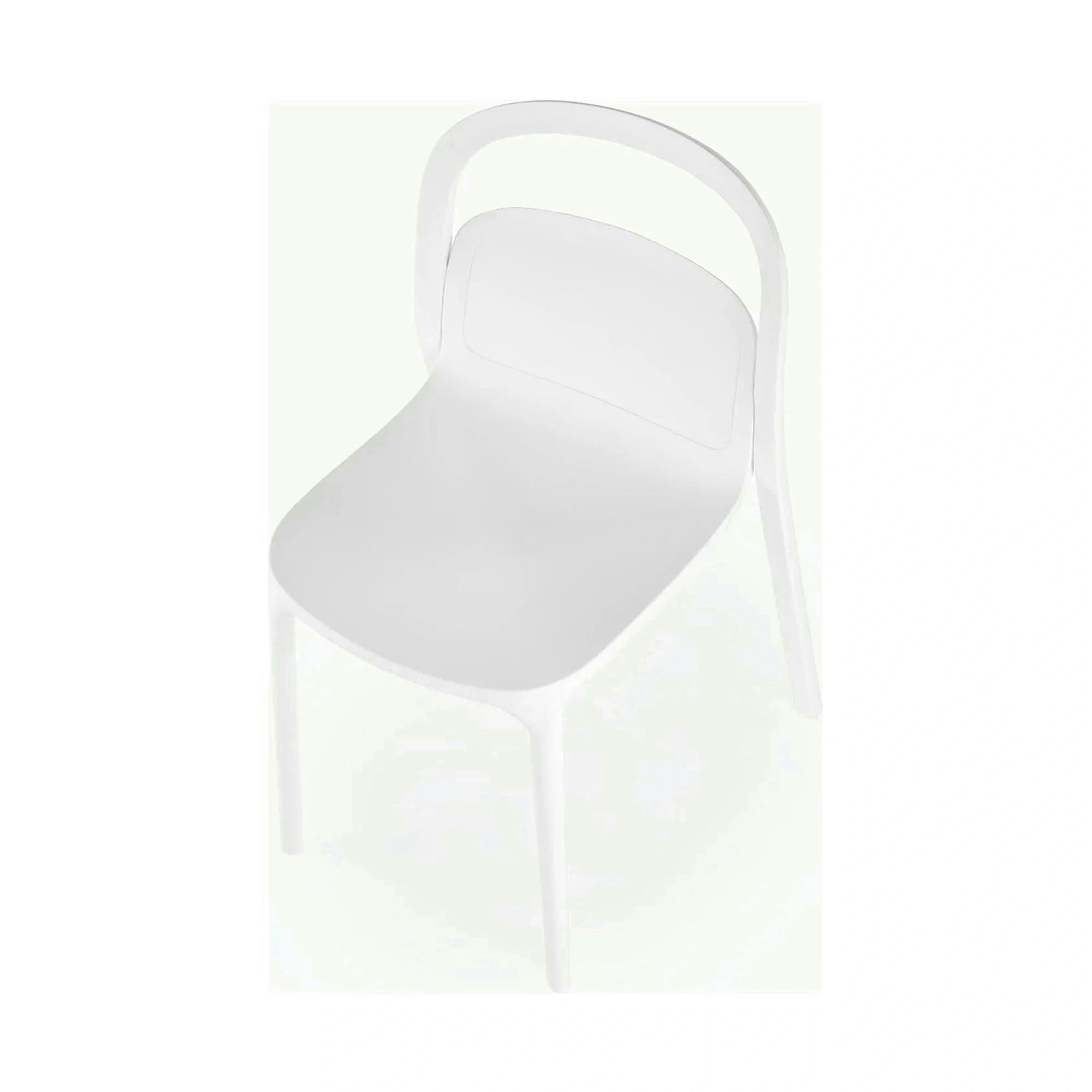 Scaun K490, alb, polipropilena, 46x55x80 cm