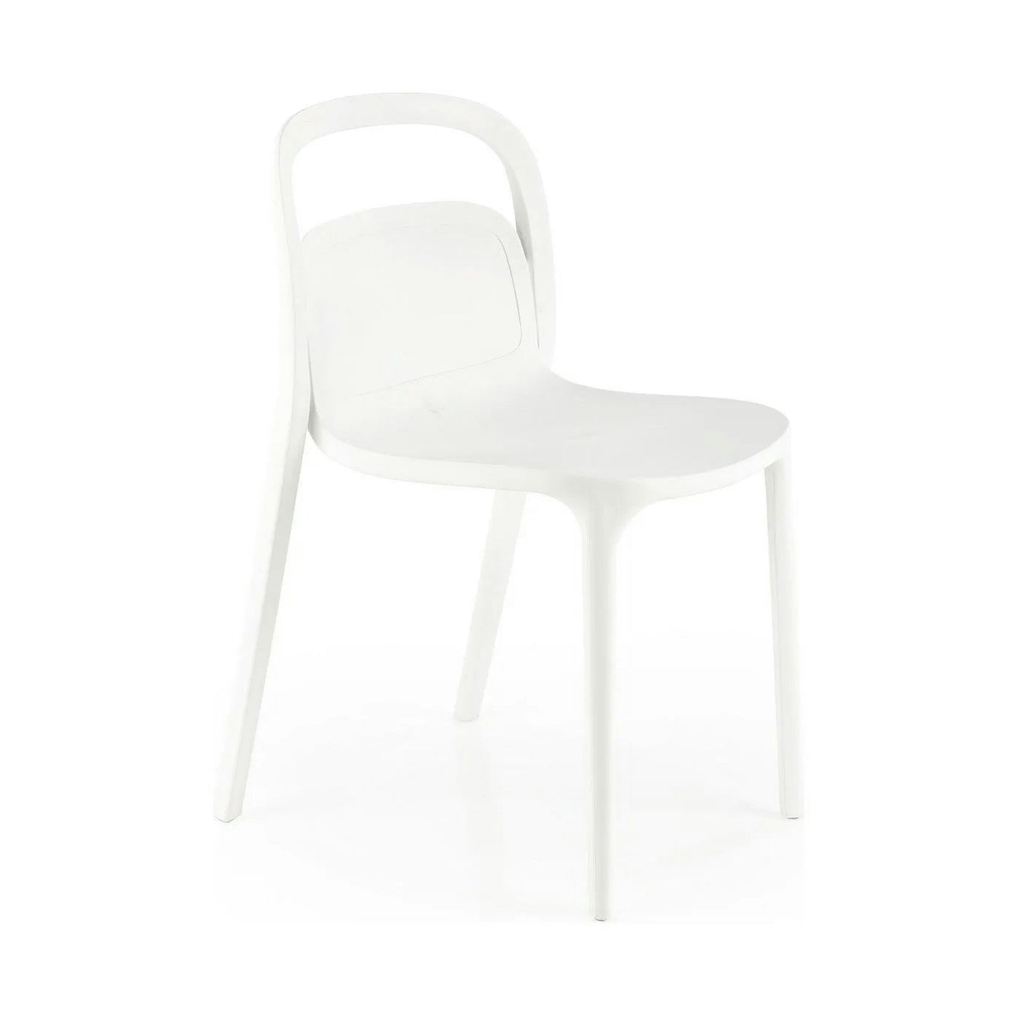 Scaun K490, alb, polipropilena, 46x55x80 cm