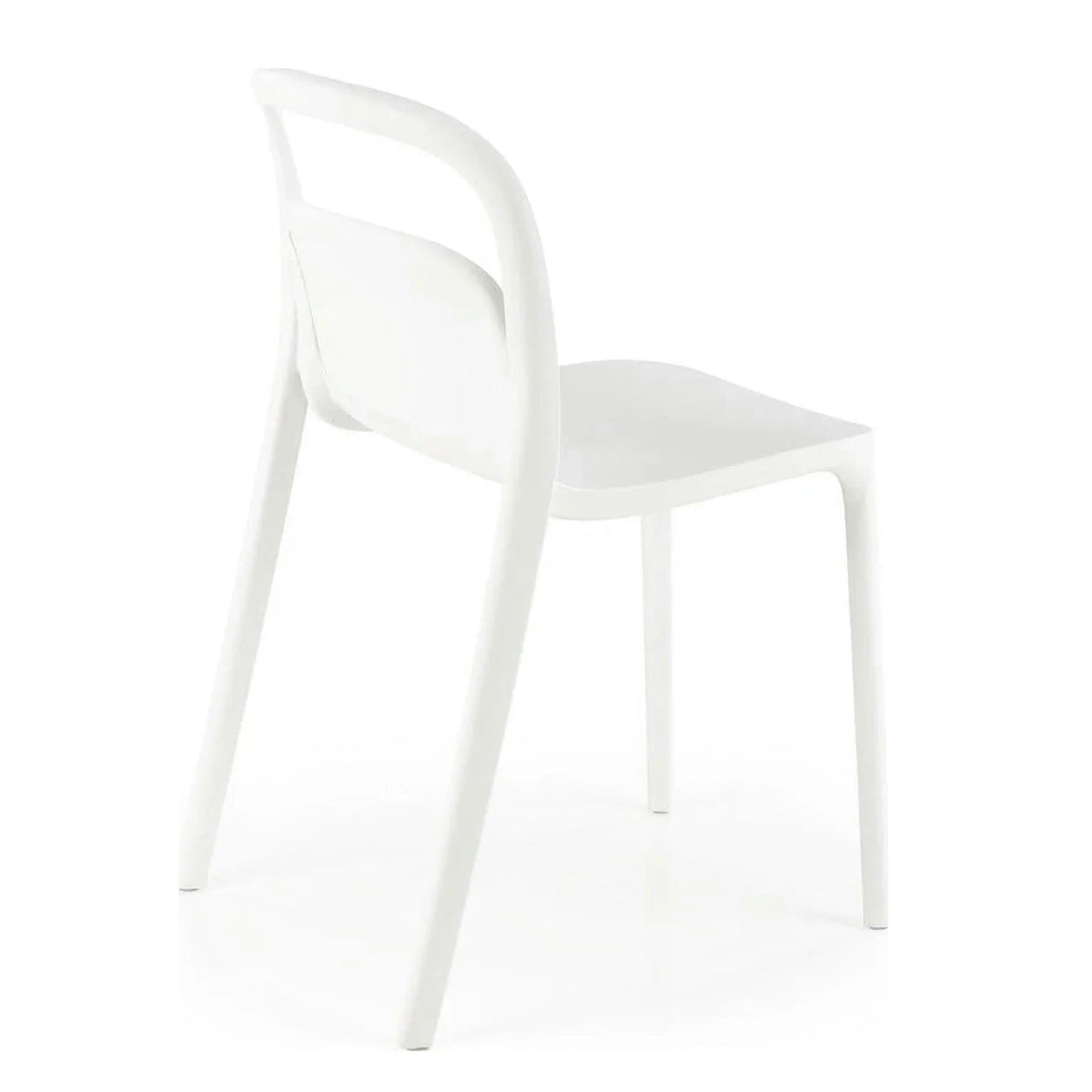 Scaun K490, alb, polipropilena, 46x55x80 cm