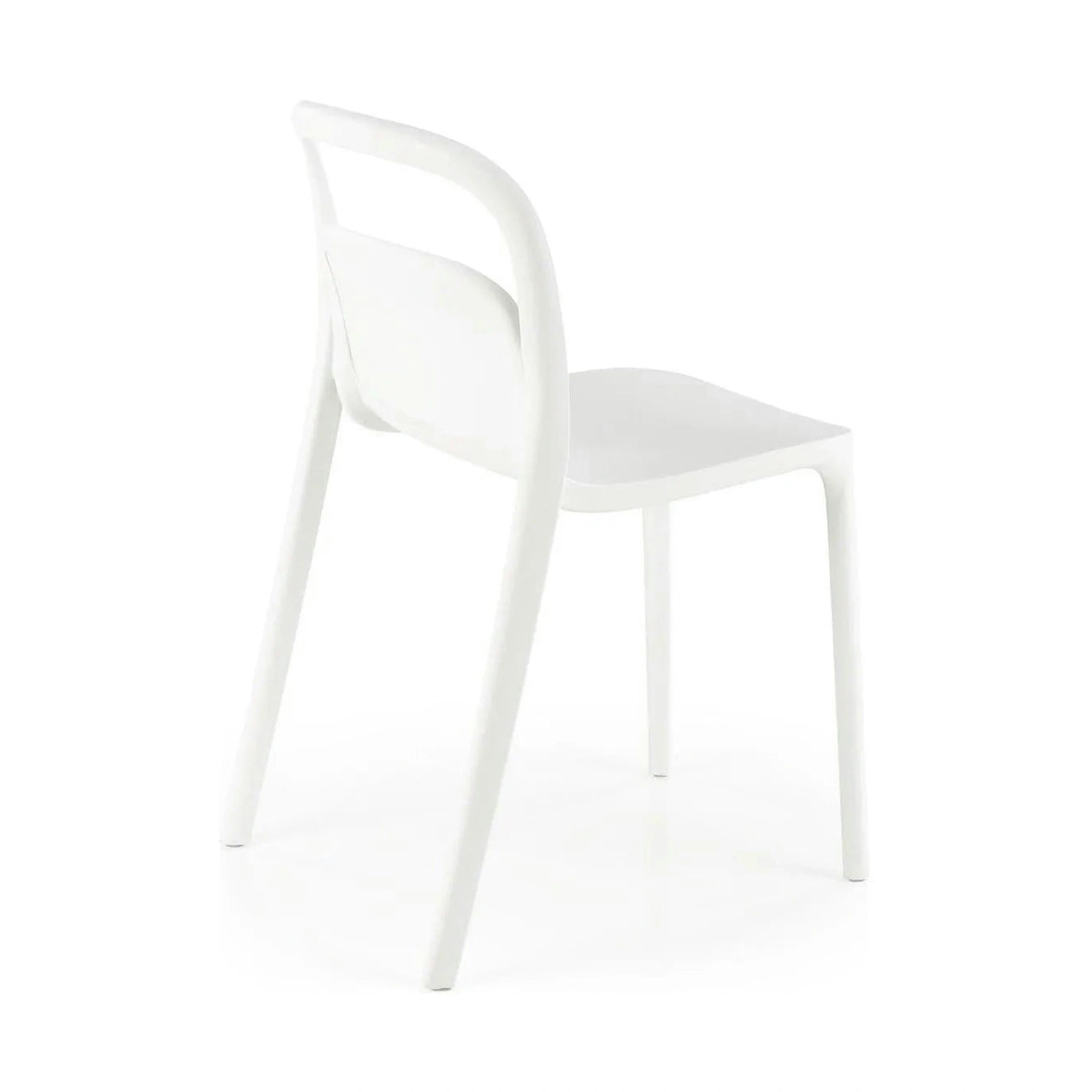 Scaun K490, alb, polipropilena, 46x55x80 cm
