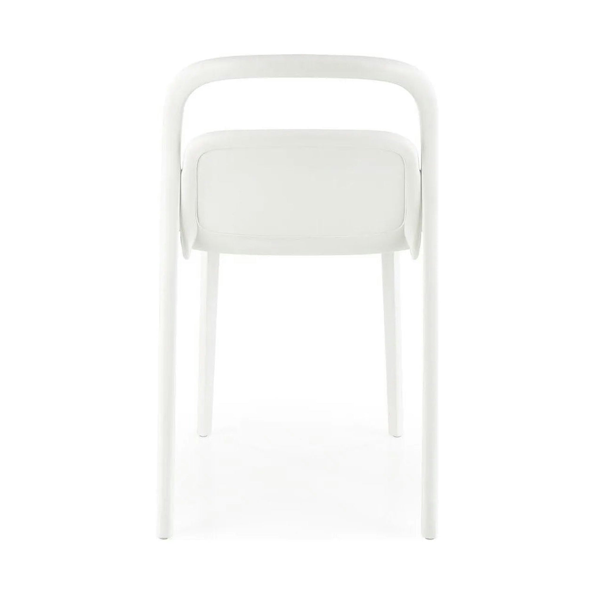 Scaun K490, alb, polipropilena, 46x55x80 cm