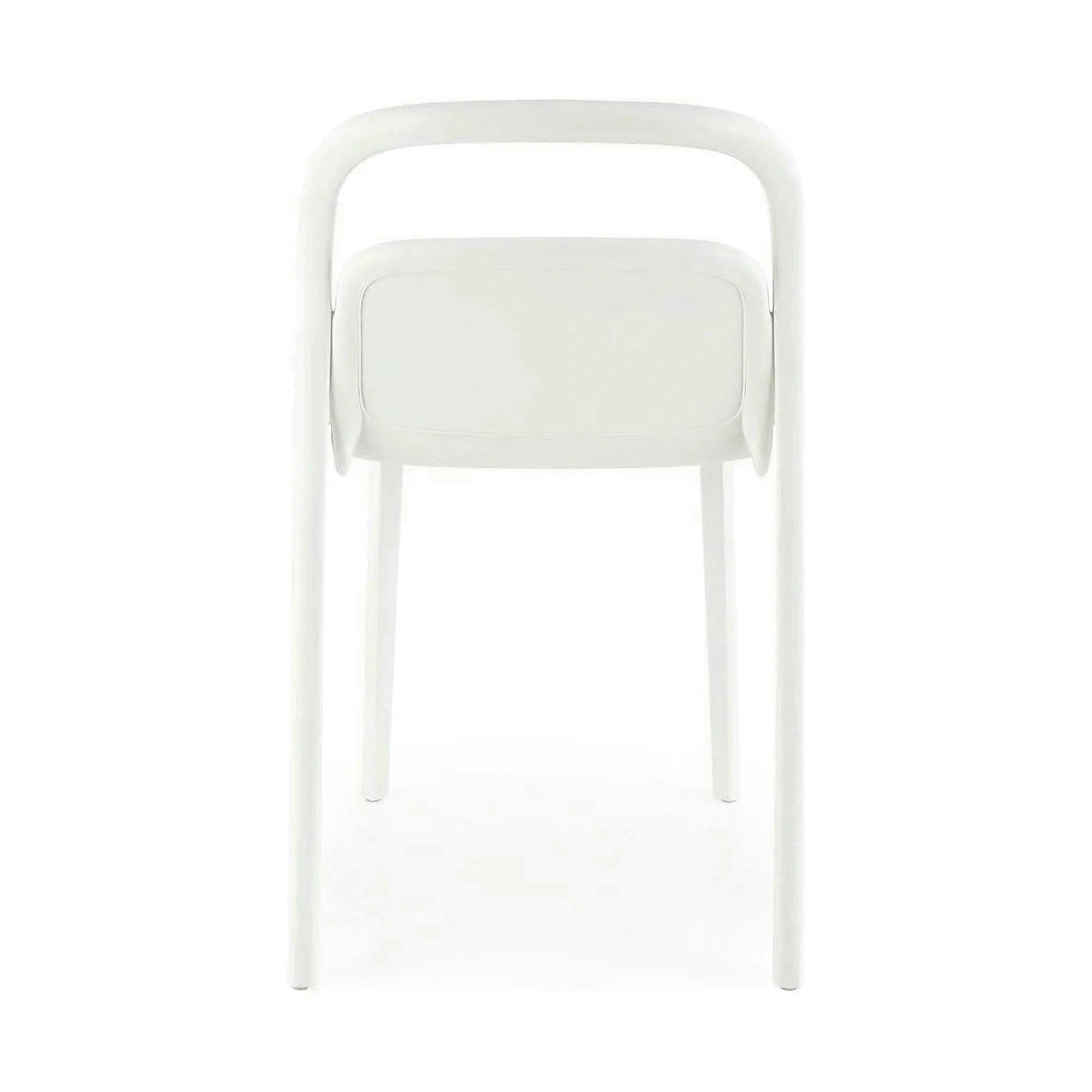 Scaun K490, alb, polipropilena, 46x55x80 cm