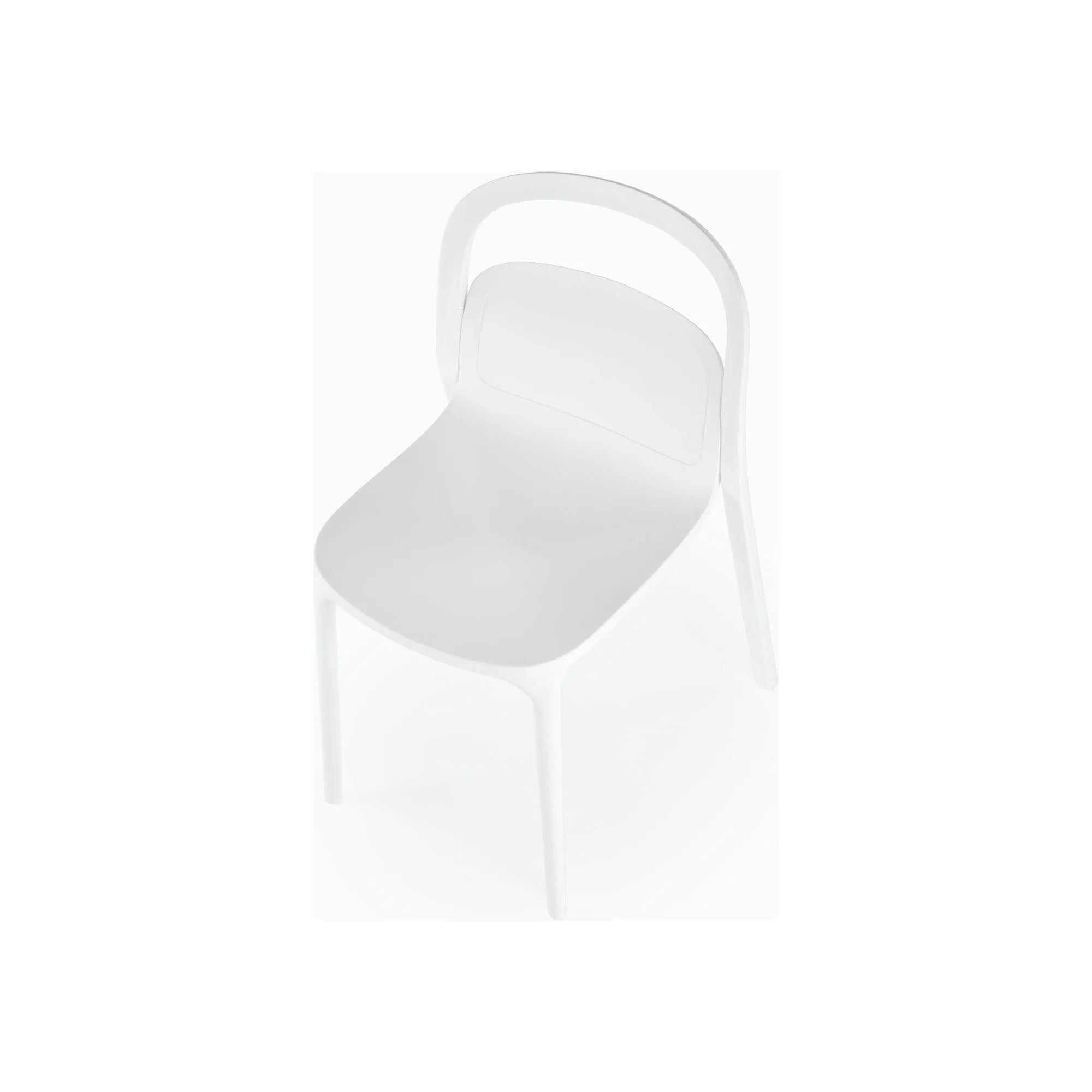 Scaun K490, alb, polipropilena, 46x55x80 cm