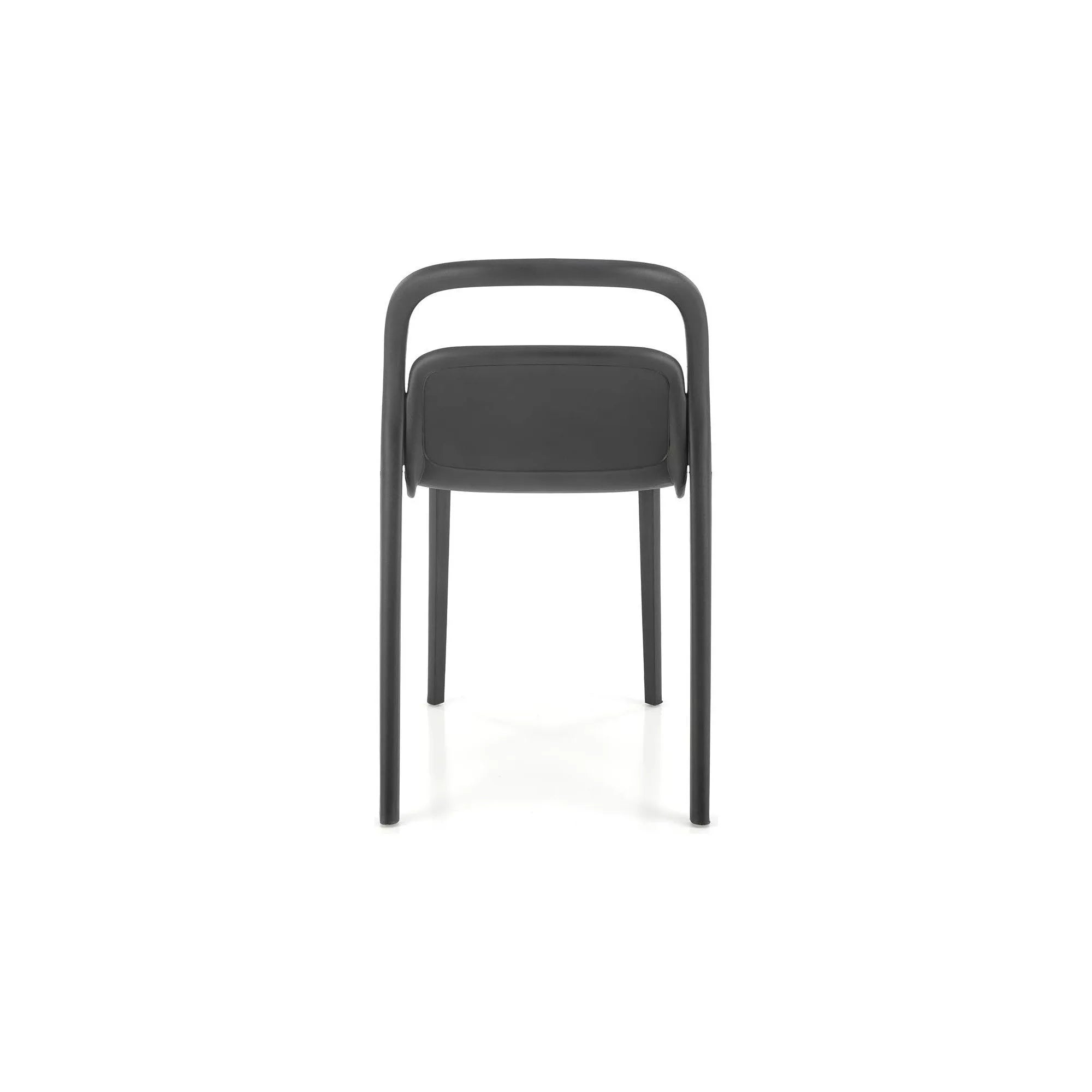 Scaun K490, negru, polipropilena, 46x55x80 cm