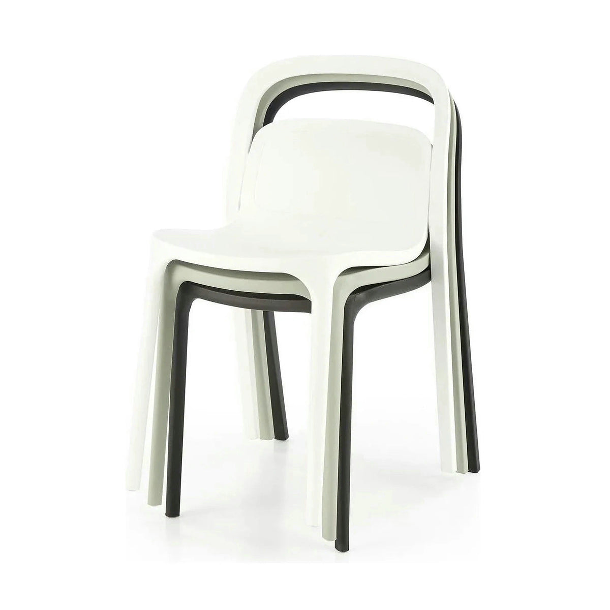 Scaun K490, verde menta, polipropilena, 46x55x80 cm