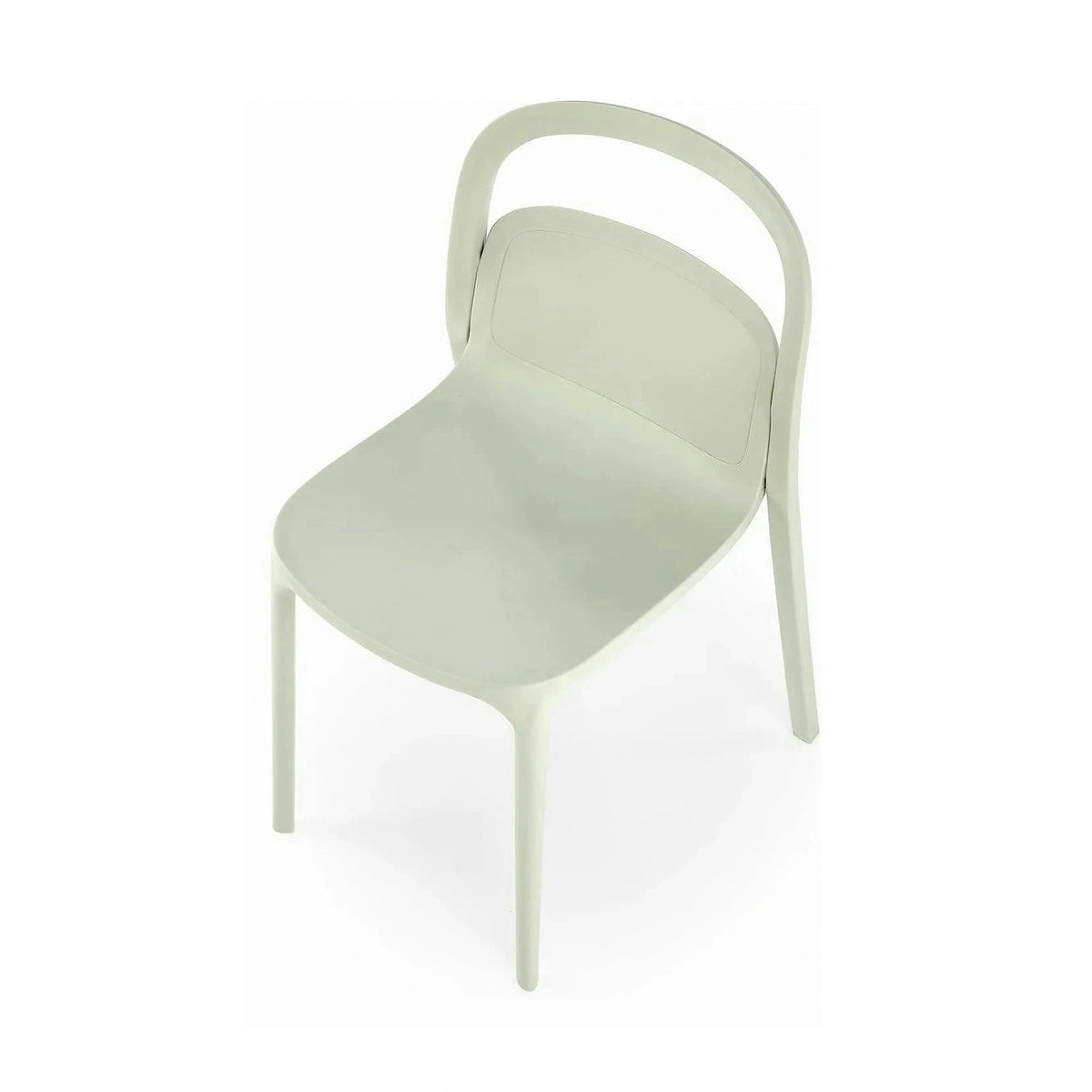 Scaun K490, verde menta, polipropilena, 46x55x80 cm