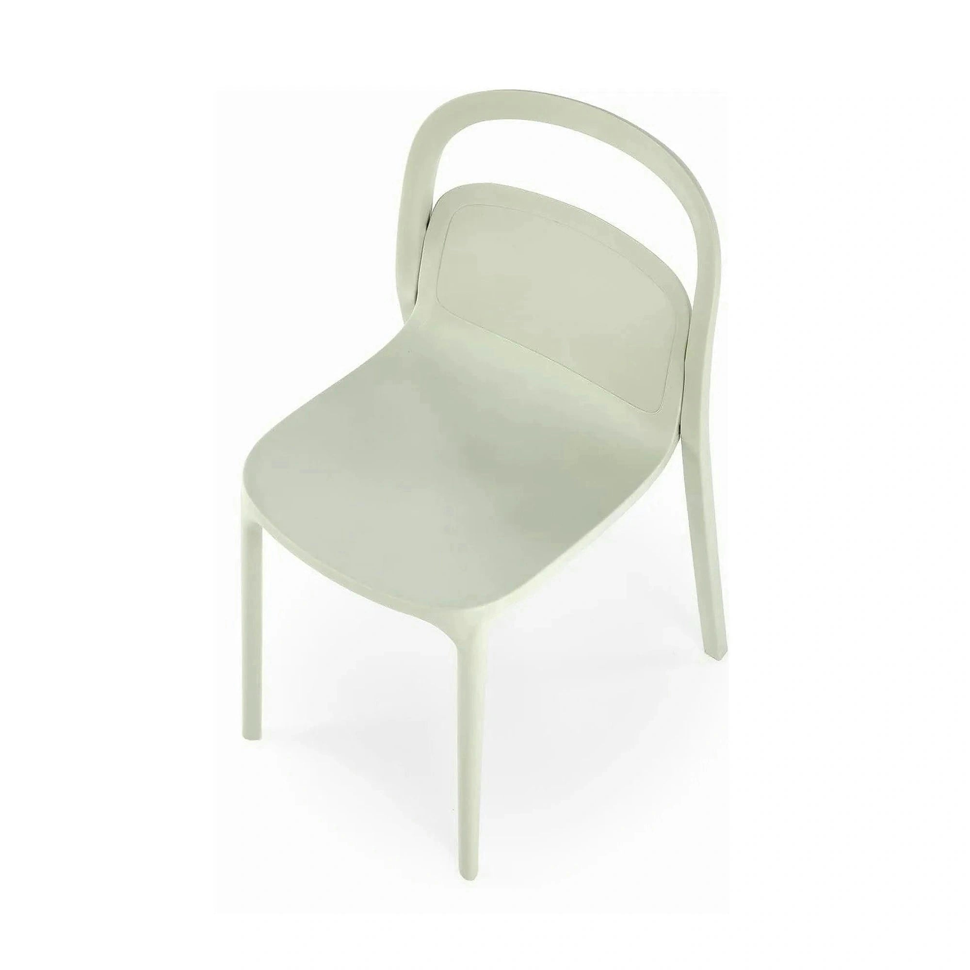Scaun K490, verde menta, polipropilena, 46x55x80 cm
