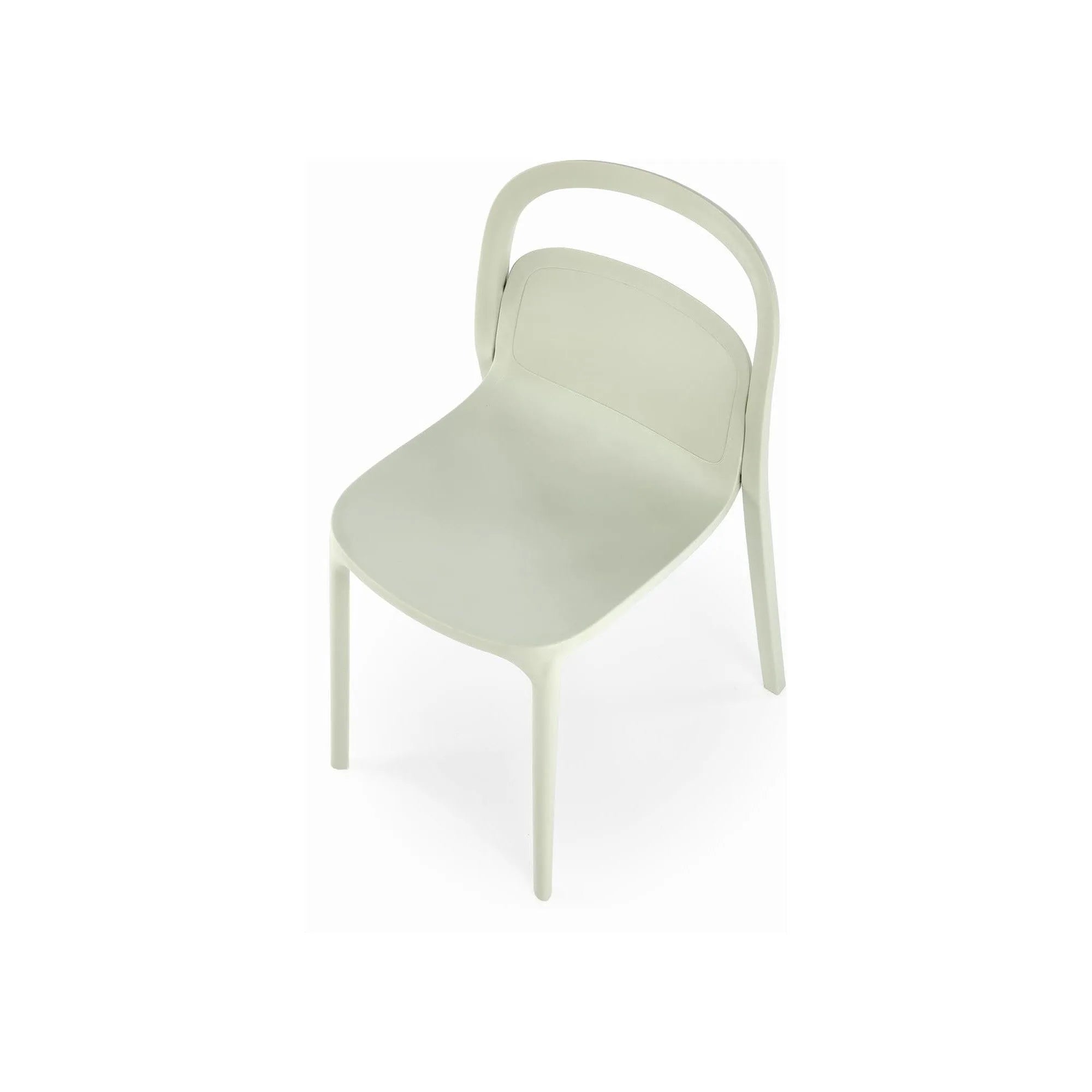 Scaun K490, verde menta, polipropilena, 46x55x80 cm
